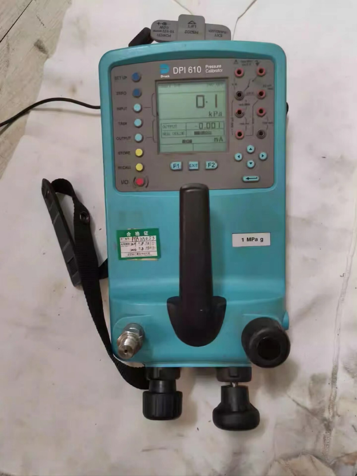 1PCS USED DRUCK DPI610 1MPag Prussure CALIBRATOR/