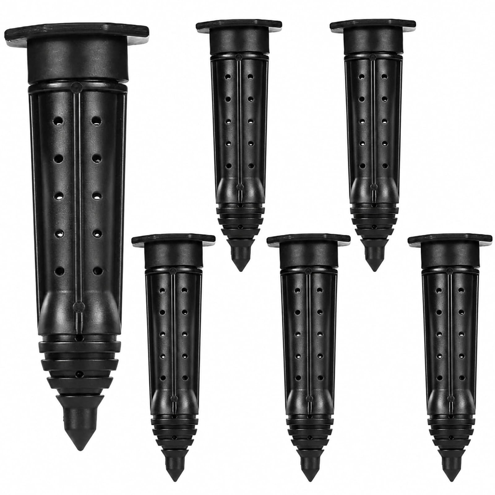6 Pack Tree Watering Stakes - UV Protected ABS Plastic Irrigation Spikes