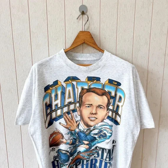 1990s San Diego Chargers Cropped T-Shirt Stan Humphries NFL AN64993