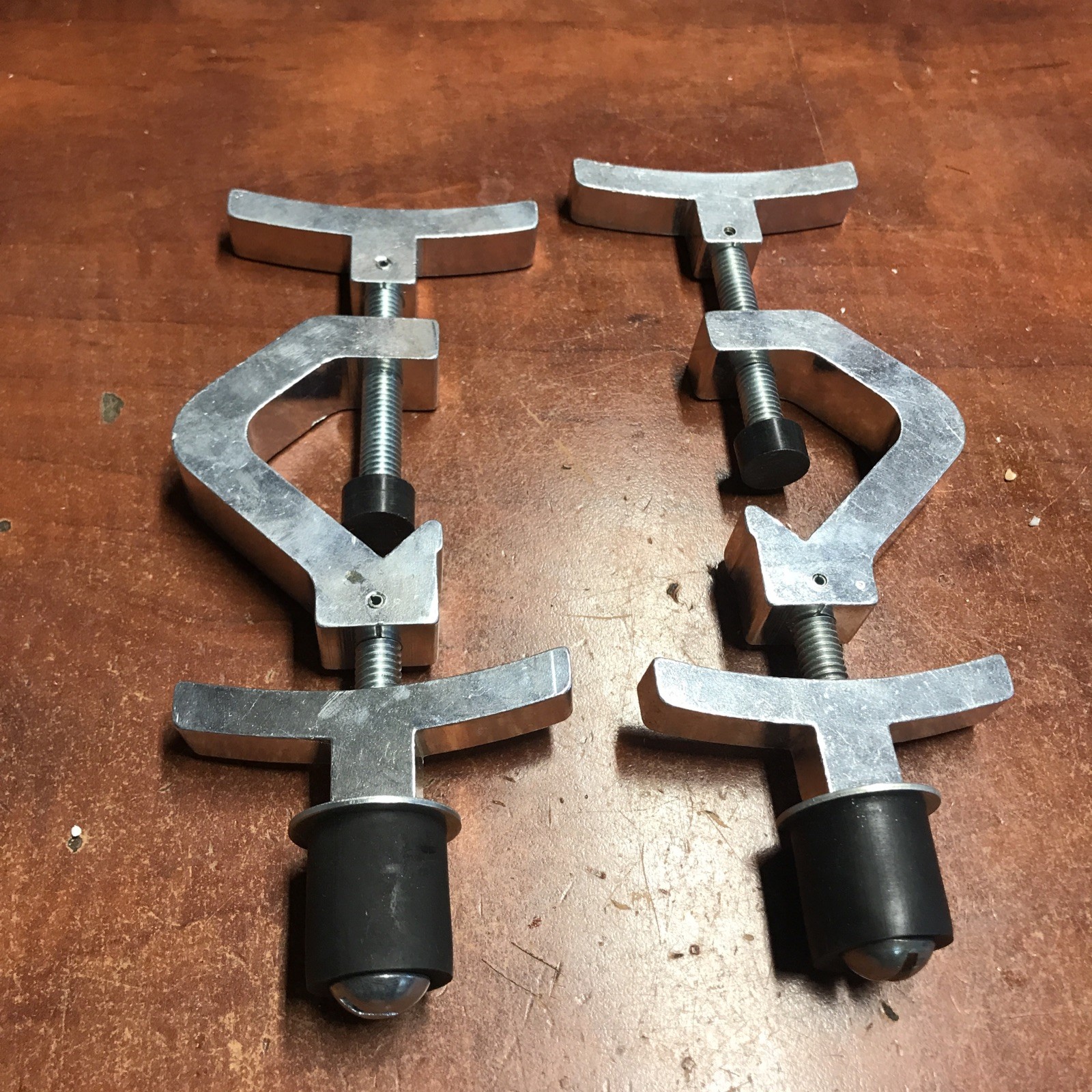 Pair Of Aluminium Clamps for Photography Lighting Lamp