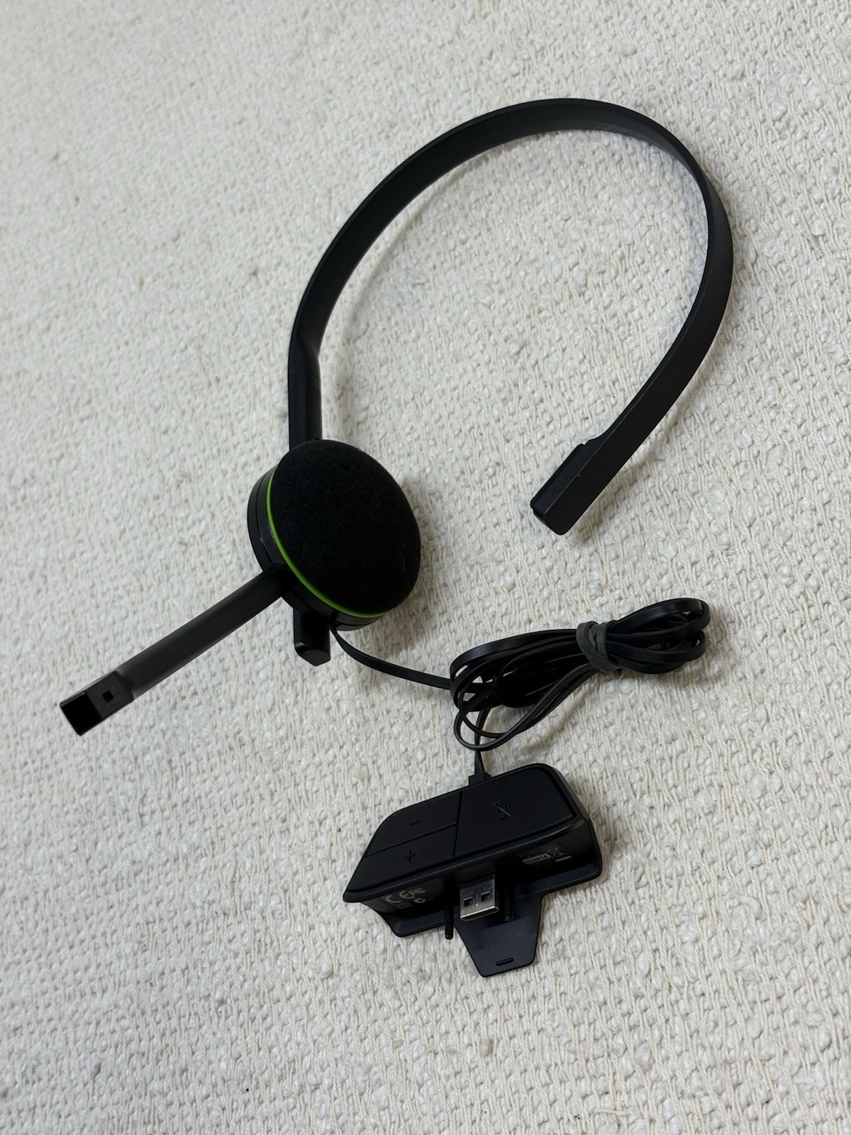 Microsoft Xbox One Wired Mono Headset Mic Microphone Model 1564