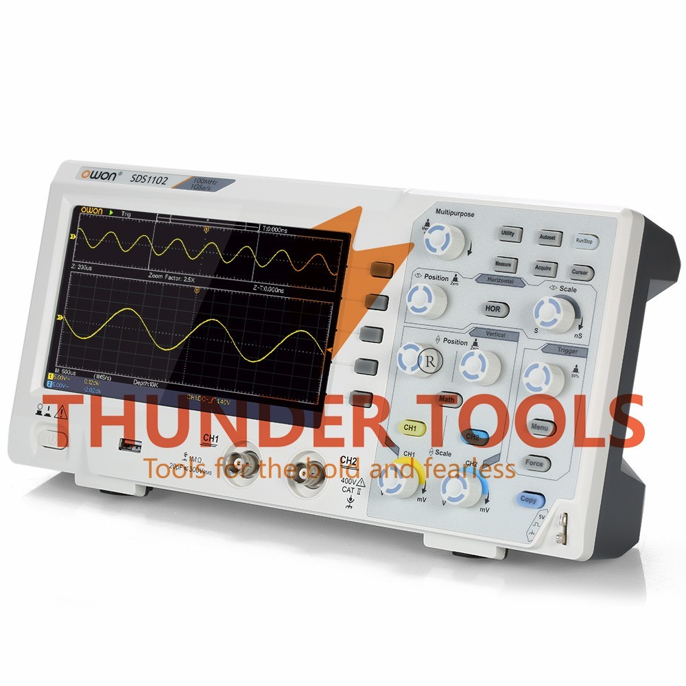 Thunder Tools Owon SDS1202 Oscilloscope Oscillometer Digital Storage