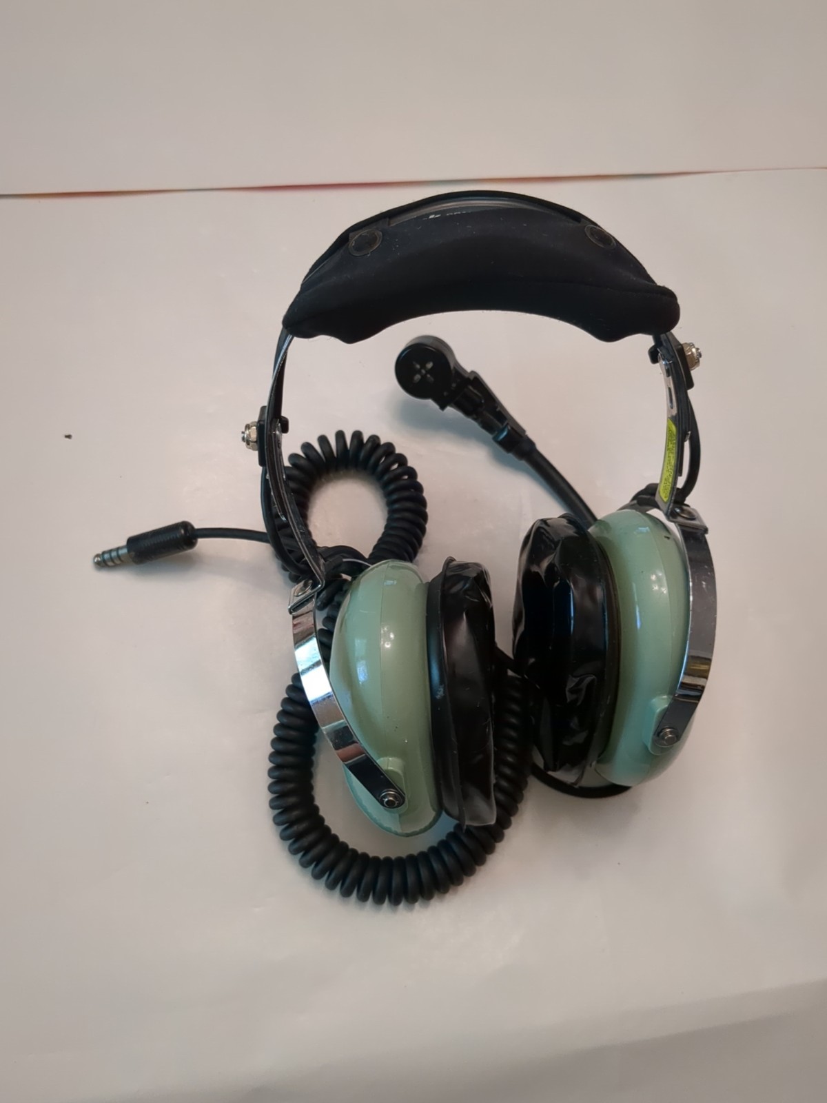 Vintage David Clark Aviation / Railway Headset 40301G-03 Single plug