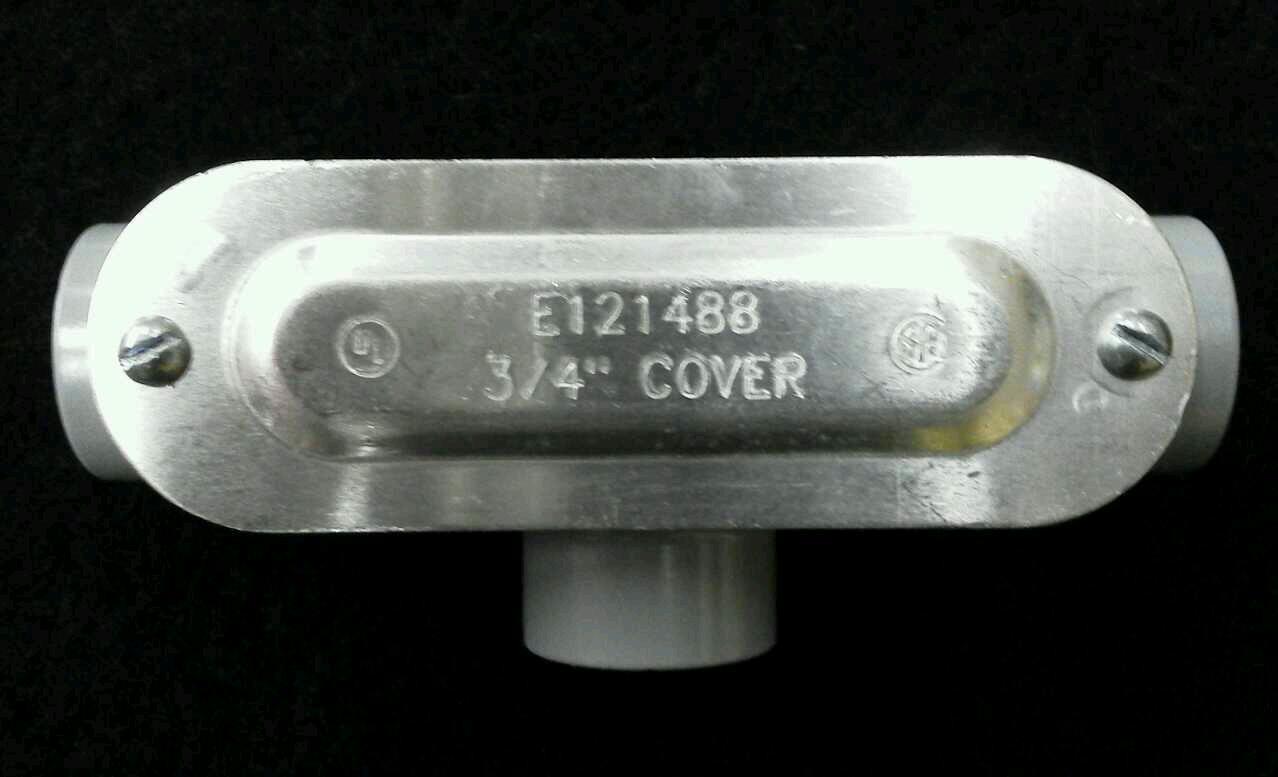 Neer Case of 5 Tc-75dcg 3/4 T Aluminum Conduit Body, Cover & Gasket