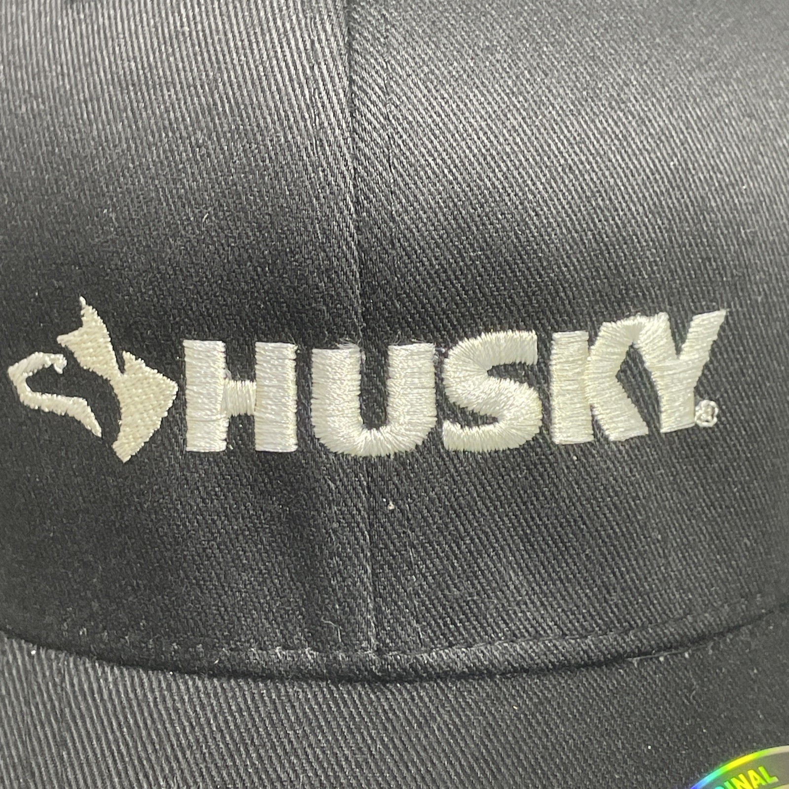 Husky Flexfit Embroidered Racing Hat Size Large - Extra Large