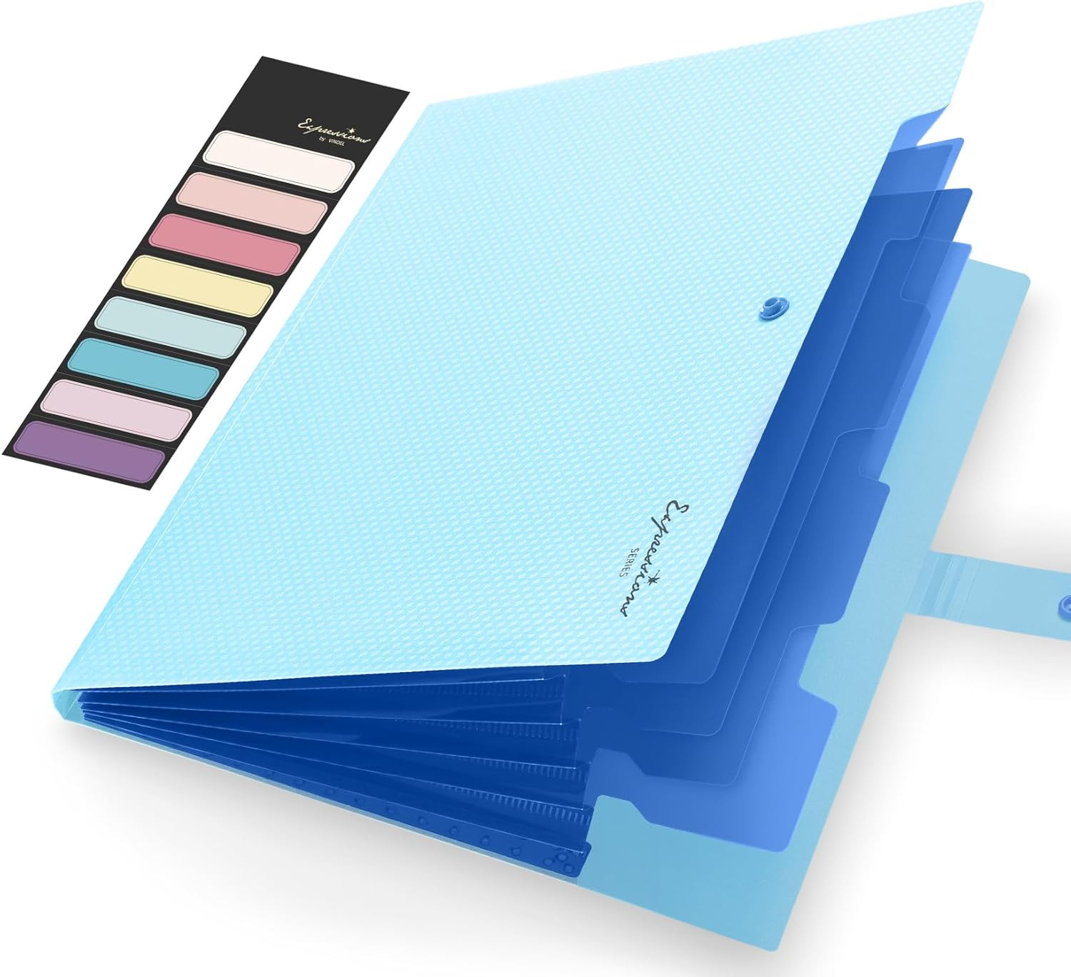 Expanding File Folder, Letter Size Accordion File Organizer, 5 Pocket Folders fo