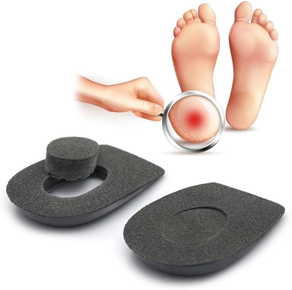 Orthopedic Heel Supports for Heel Pain Insoles for Women and Men Plantar Fasc...
