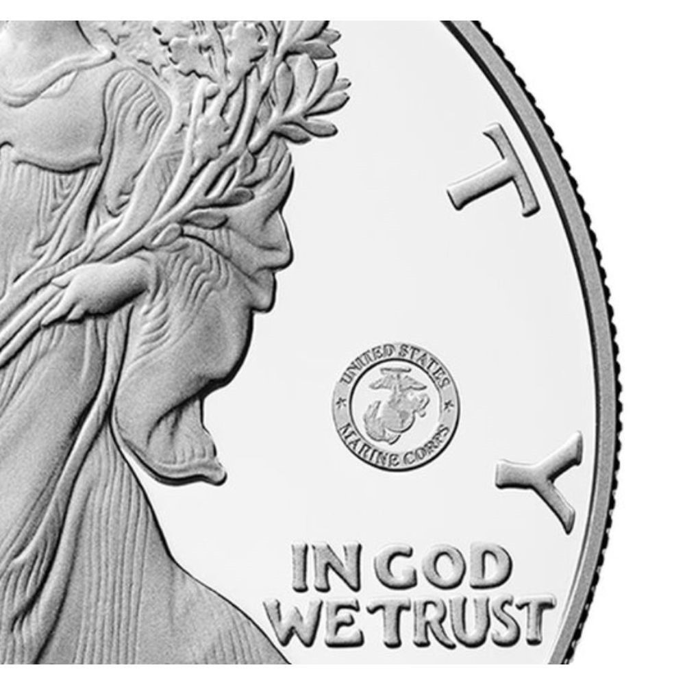 2025 P Silver Eagle Marine 250th Anniversary Privy NGC PF70 FDOI 1st presale