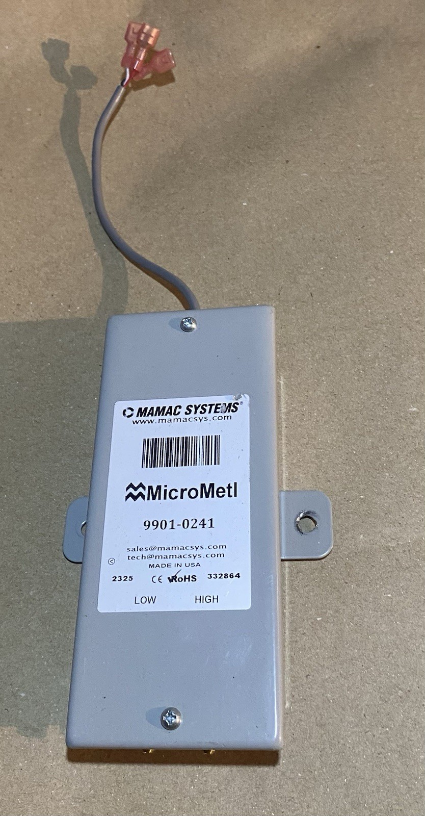 Mamac Systems / MicroMetl / 9901-0241 / Sensor
