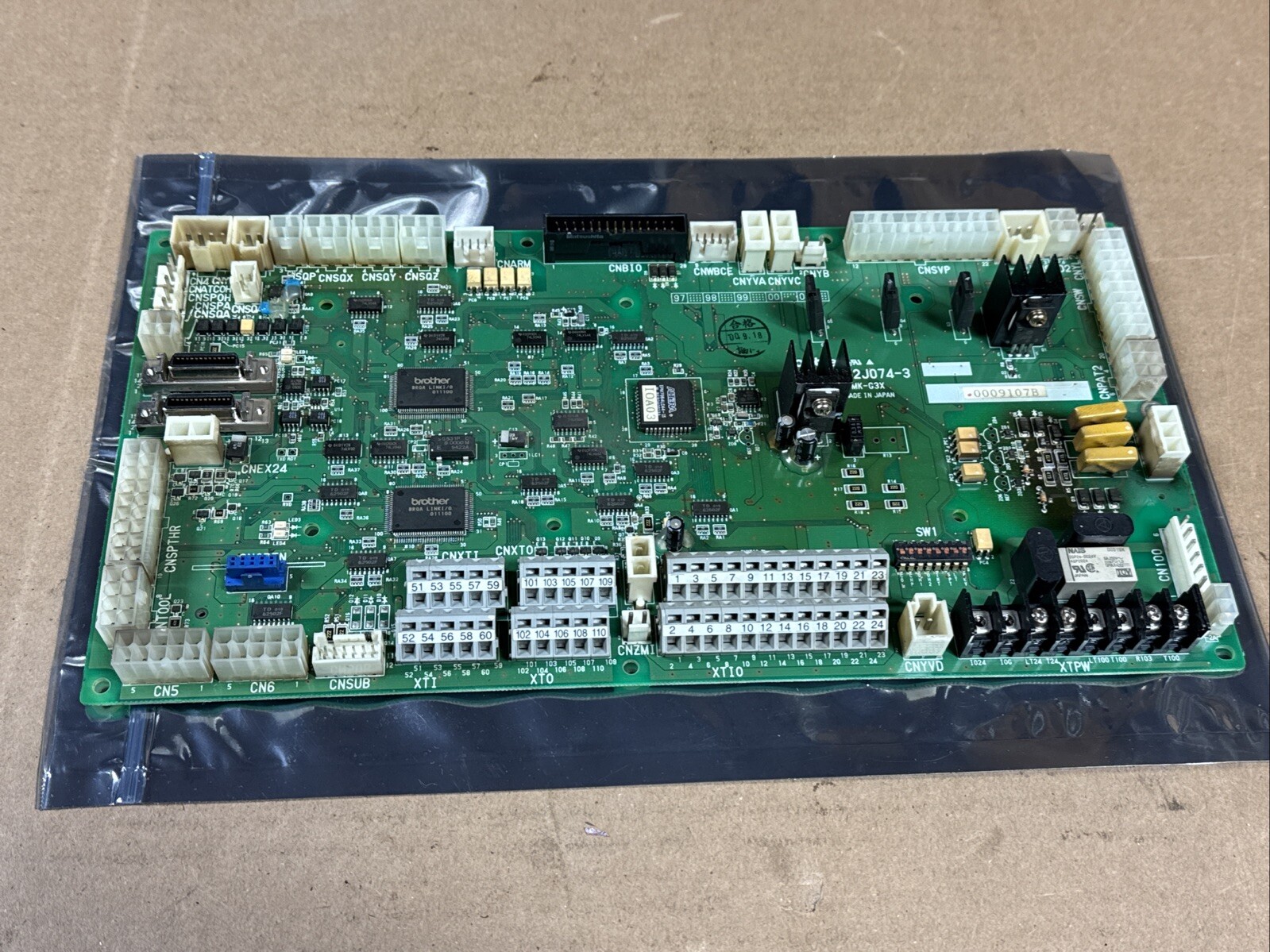Brother B52J074-3 Circuit Control Board GCM-G3X WARRANTY FAST SAME DAY SHIPPING