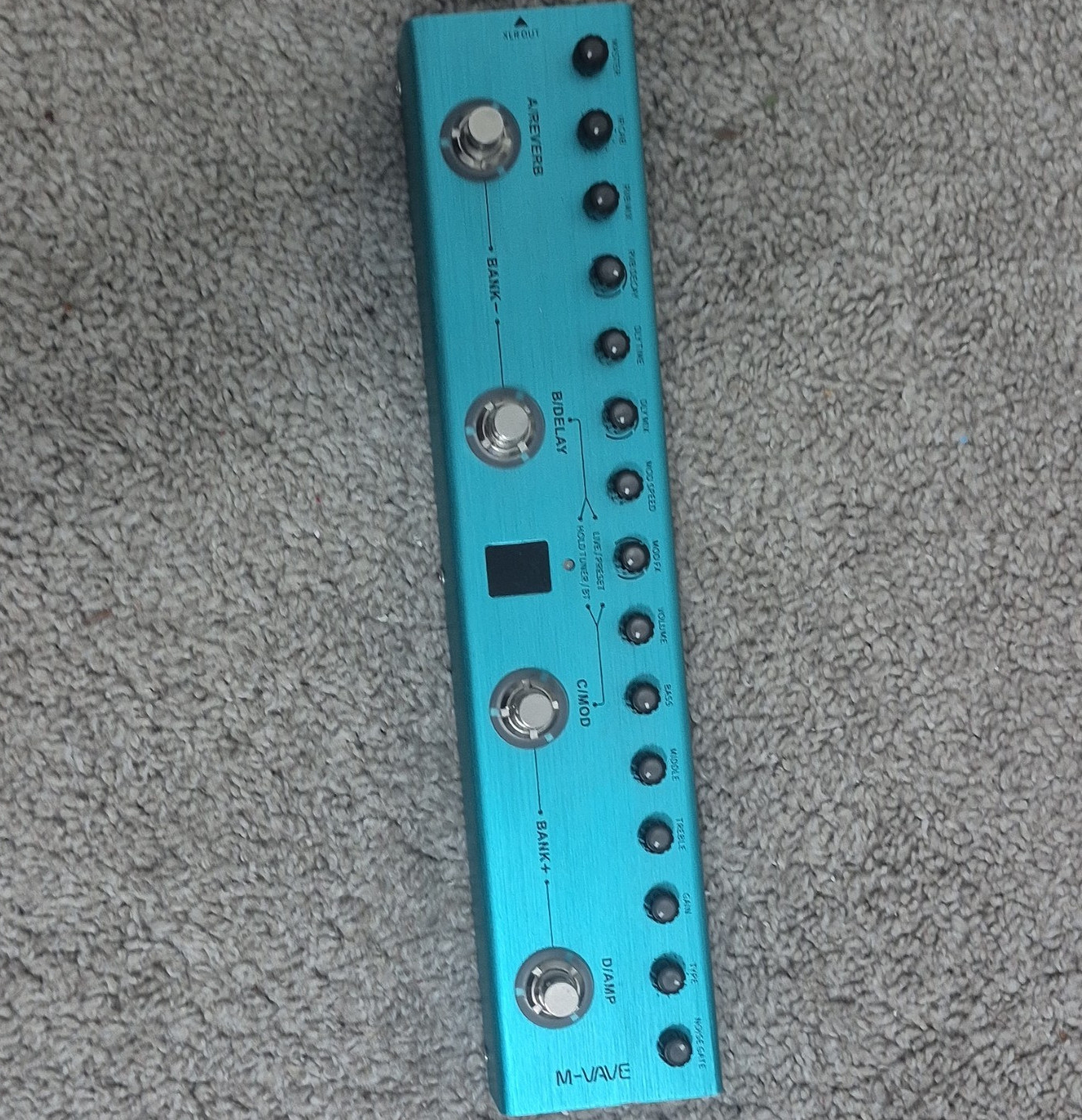 M-VAVE Guitar Multi-Effects Pedal Reverb Delay Modulation for Electric Guitar