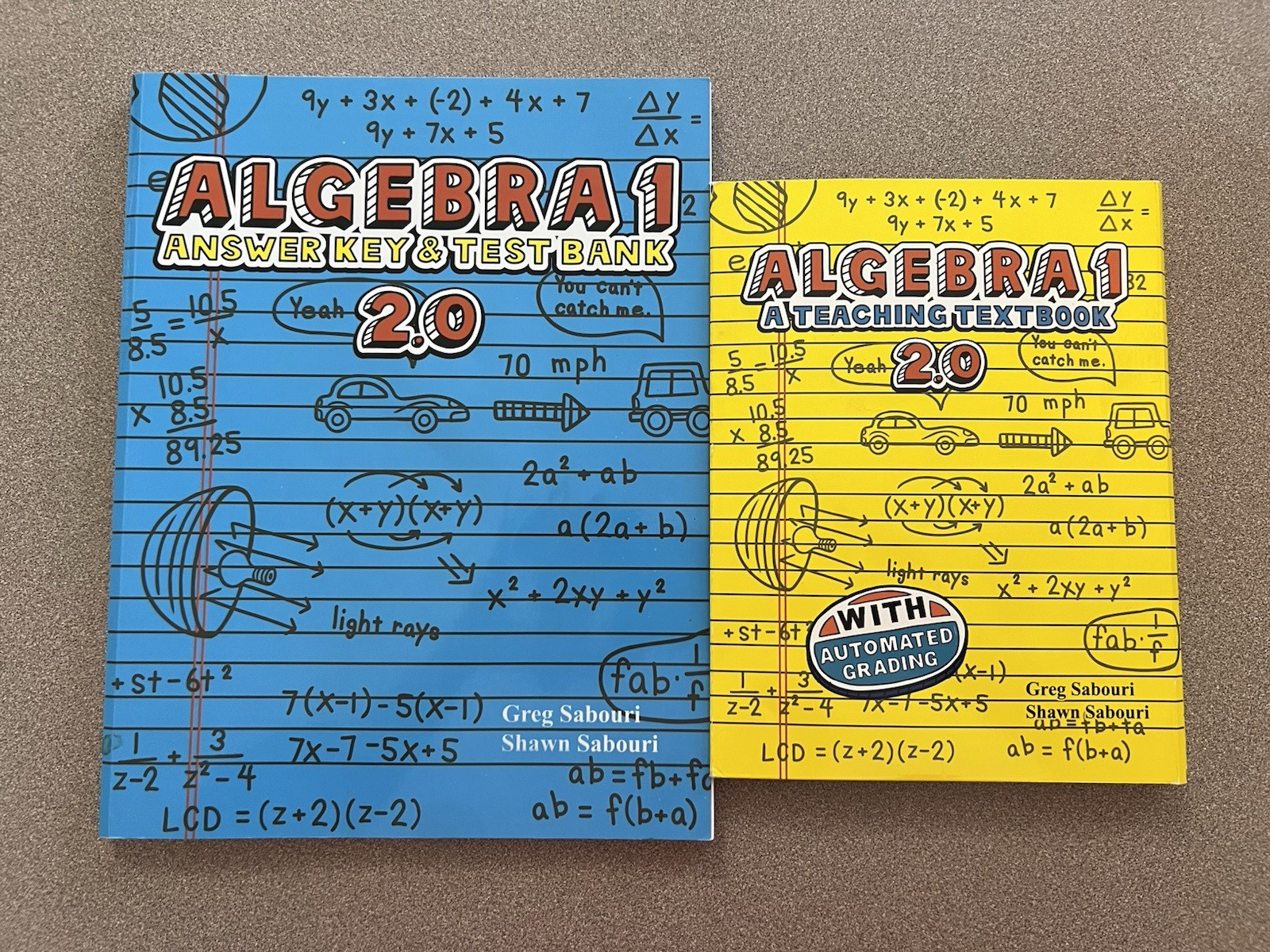 Teaching Textbooks 2.0 Algebra 1 CD Rom Set + Answer Key & Test Bank Book