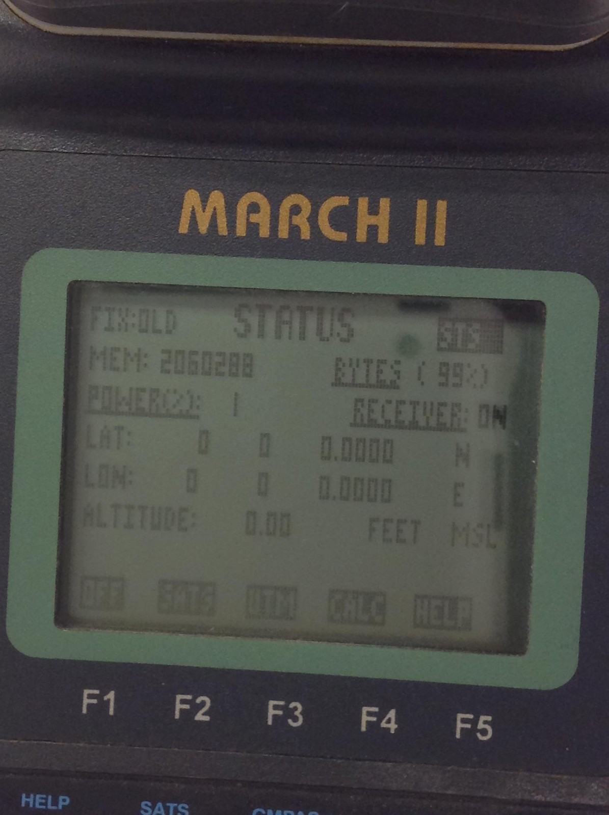 Corvallis Microtechnology March-II-E Data Recorder & GPS Navigator WORKING