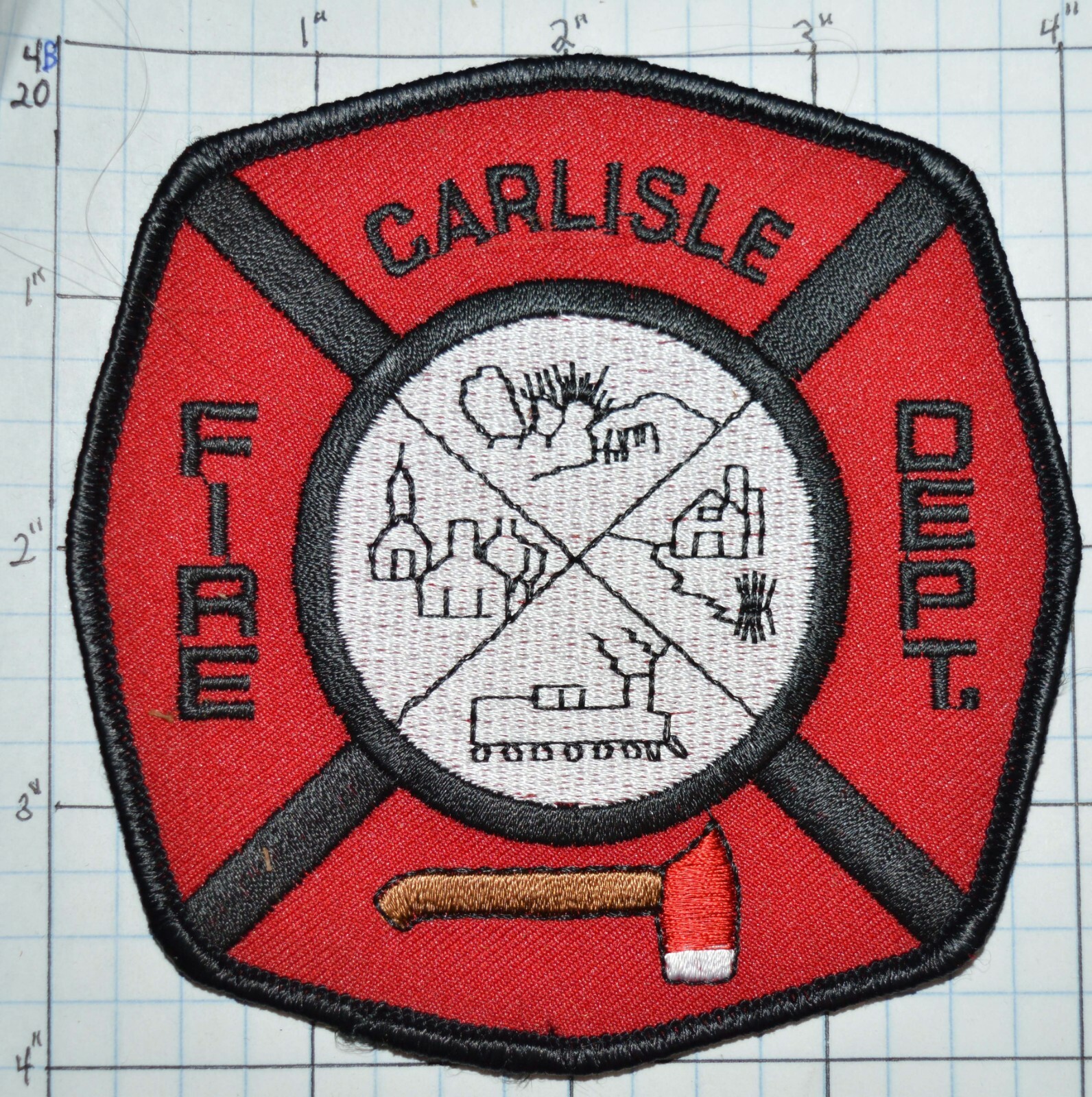 OHIO, CARLISLE FIRE DEPT PATCH