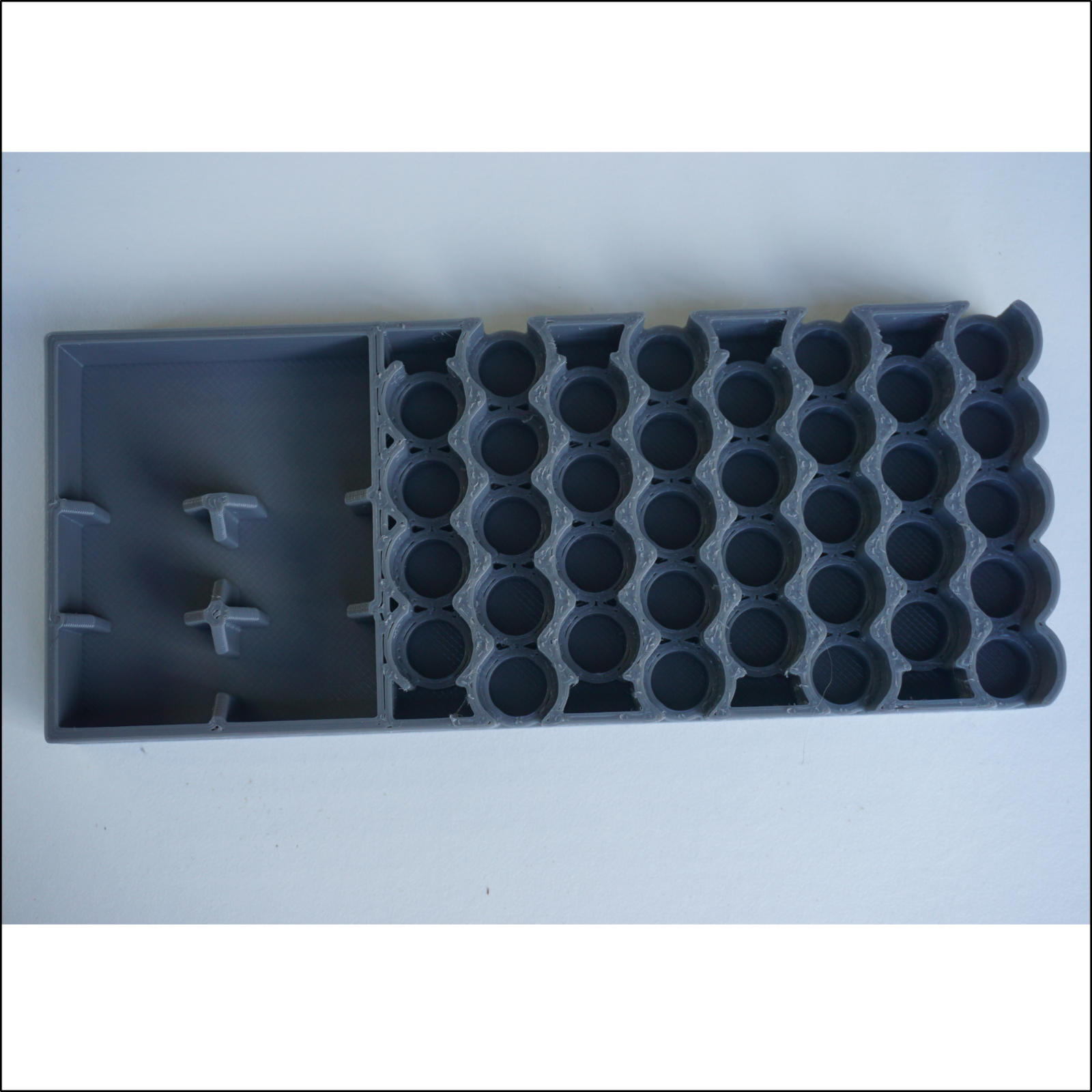 Battery Storage Case | Organizer Tray Container Box Holder 40 Slots AAA AA 9V