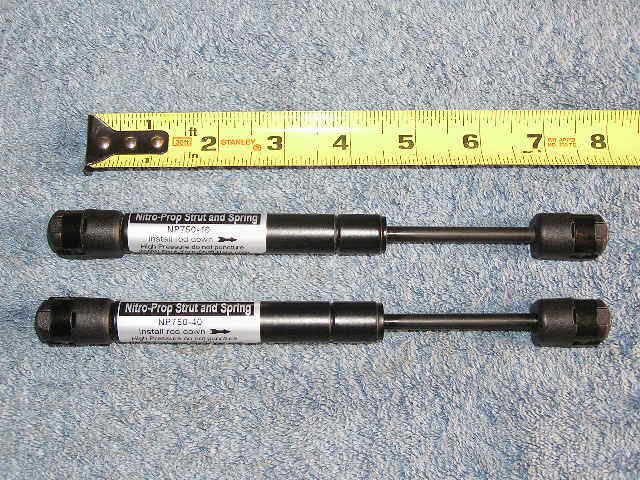 SET 7 .5” 40# Truck Van Tool Toy Chest Job JO Shop Box Lift Arm Rod  7" 40lb