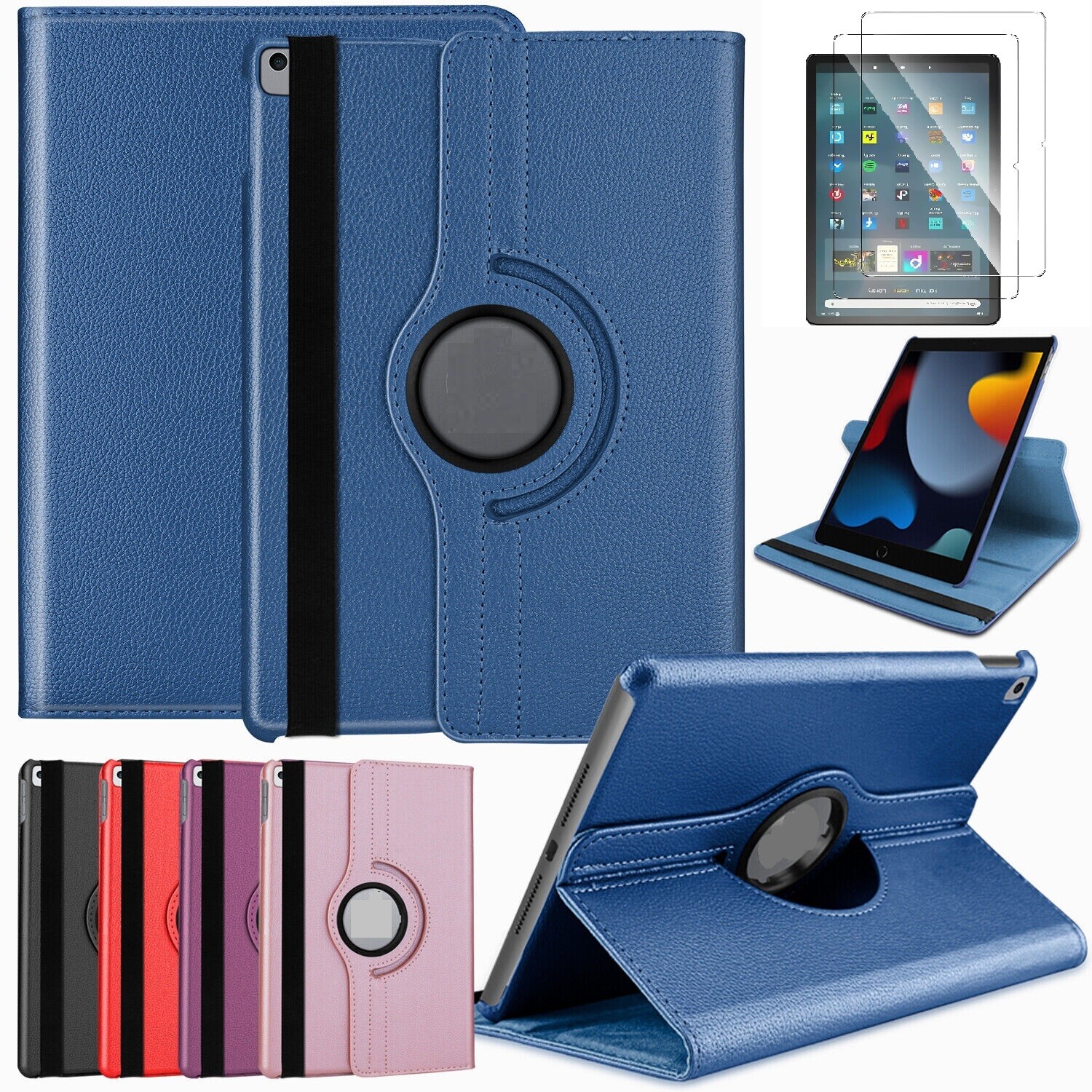 For Amazon Fire Max 11 Case 2023 Rotating Stand Cover with Auto Sleep Wake