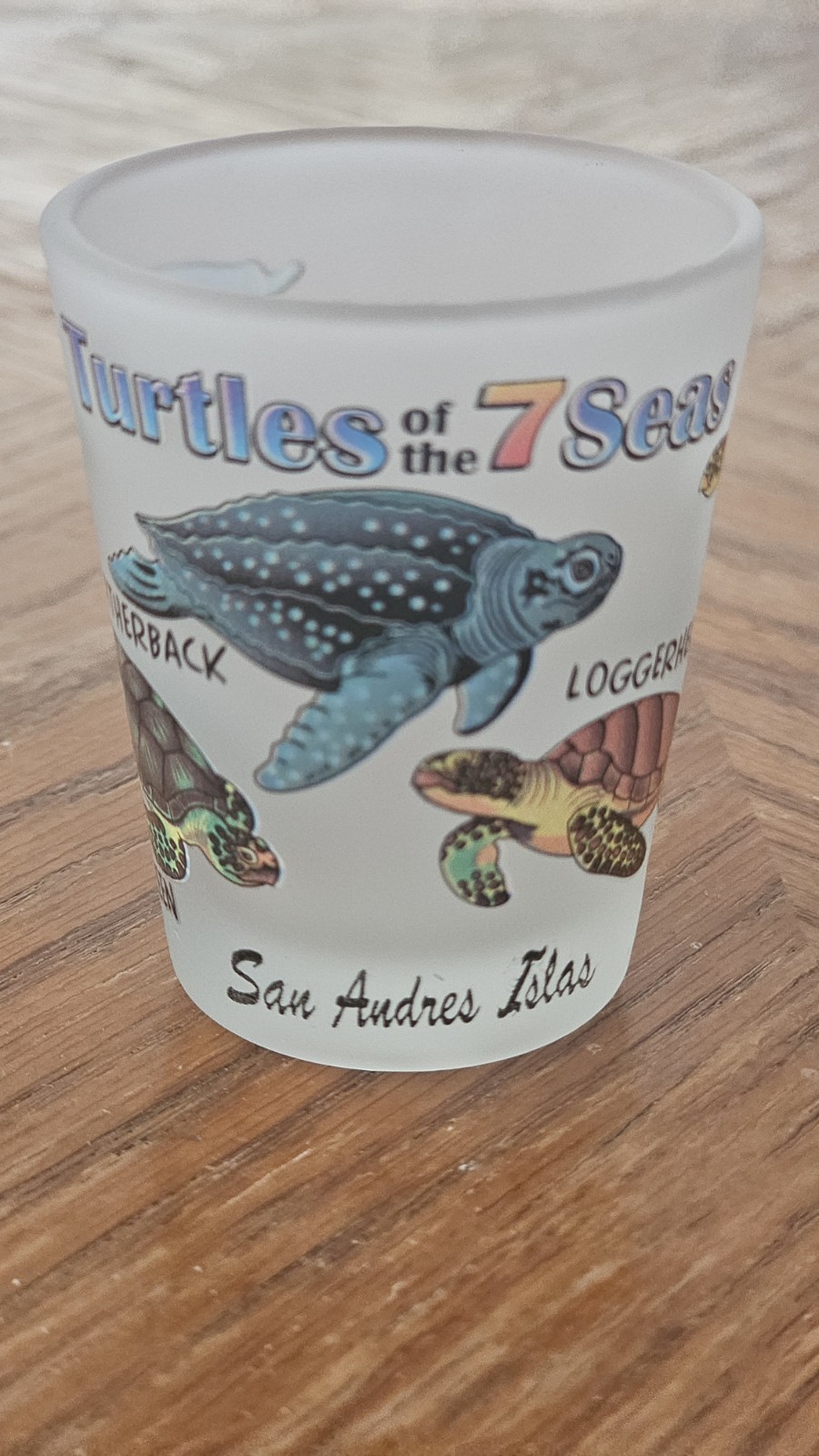 Santiago Andrés Island Vintage Shot Glass