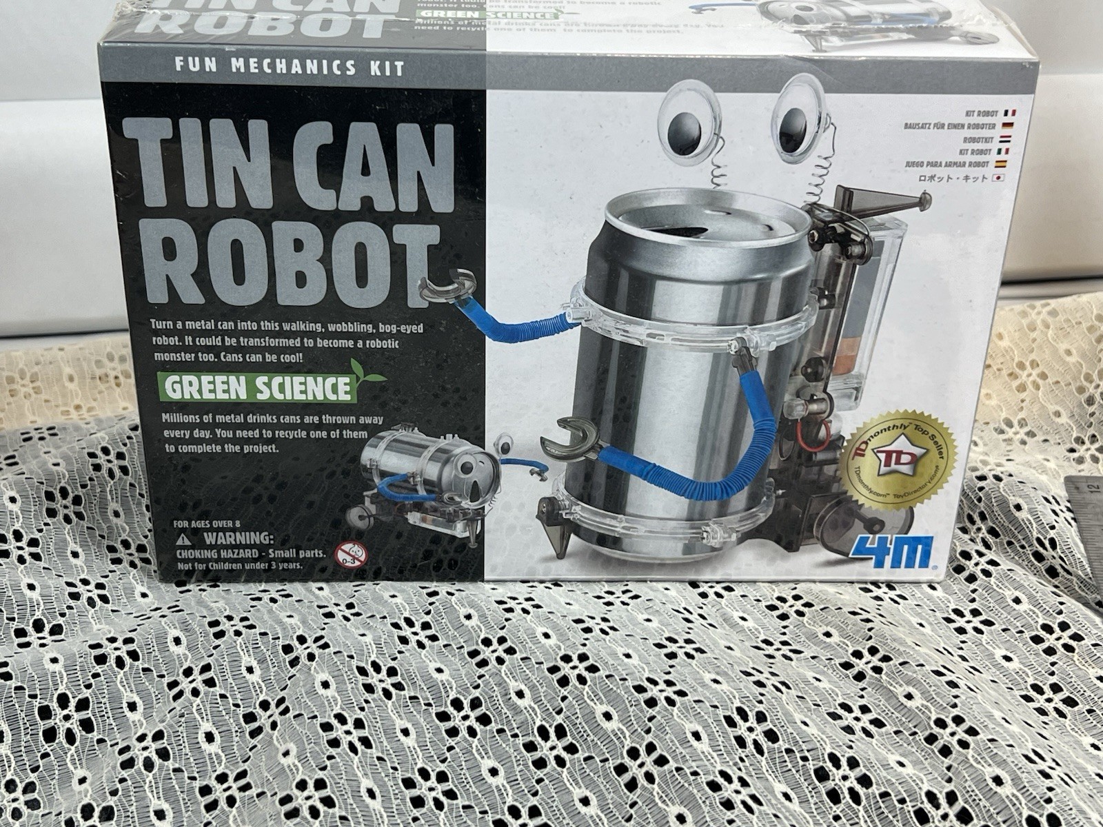 Green Science 4M TIN CAN ROBOT New Sealed Box