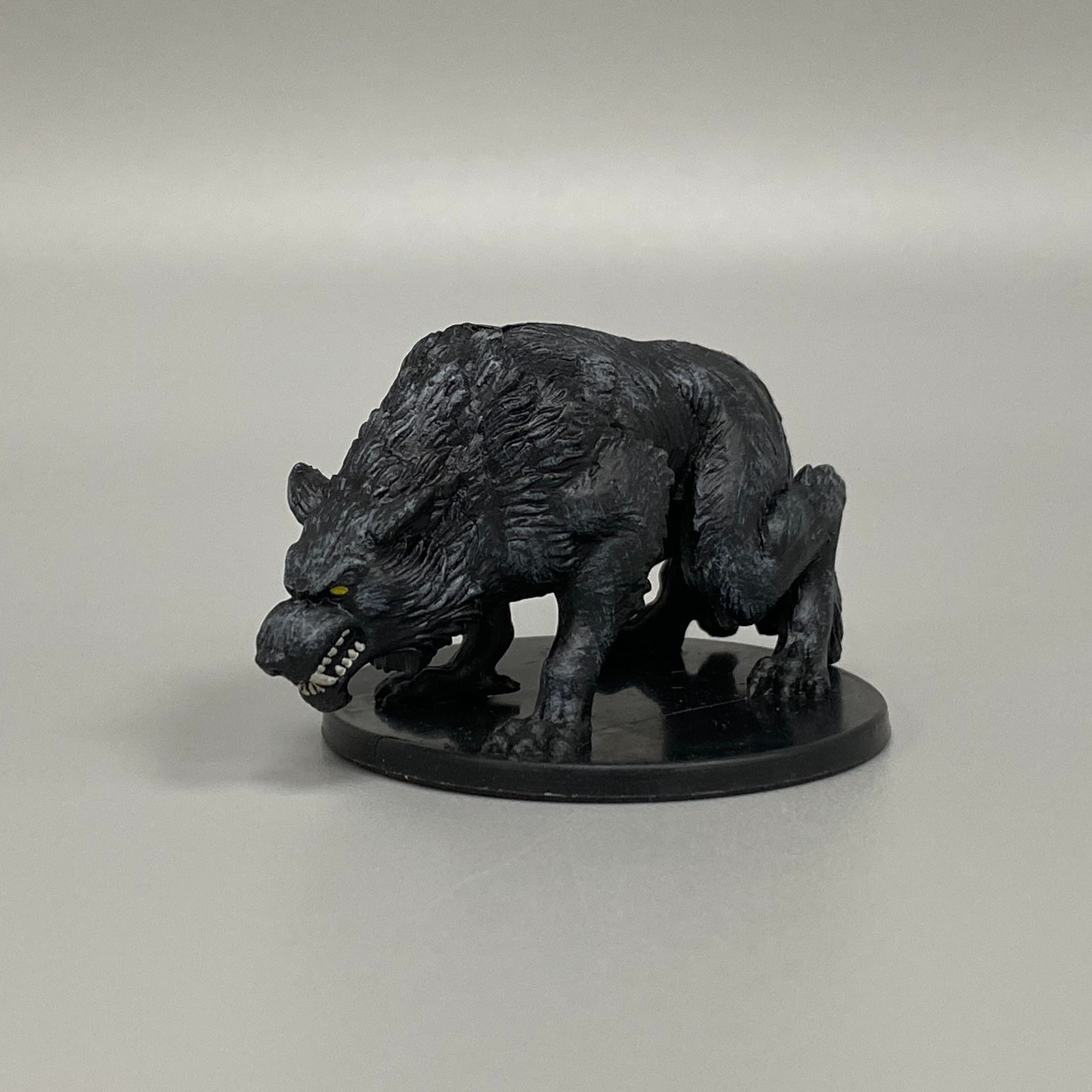 DIRE WOLF 37/60 B/W16 DUNGEONS & DRAGONS D&D WAR DRUMS MINIATURE DDM MONSTER