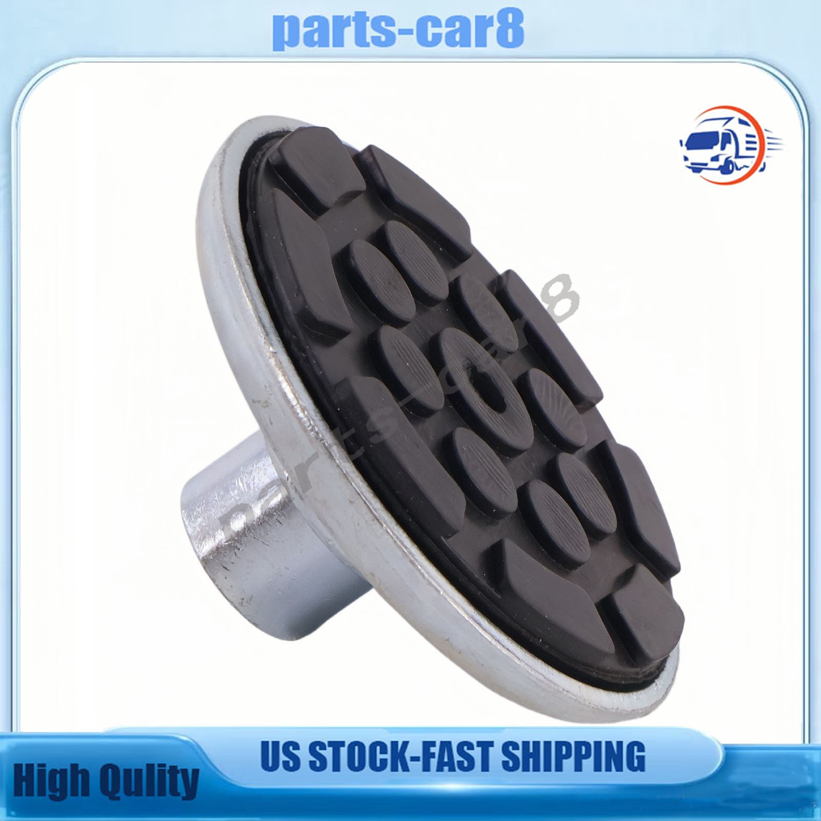 Round Lift Pad With Rubber Pad (1 1/2" Peg) For Atlas Automotive Equipment US