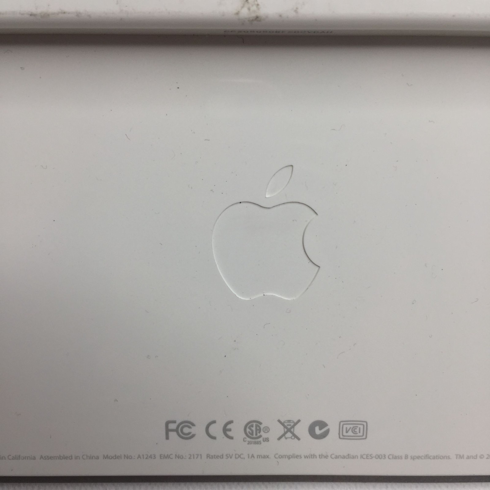 Apple Wired Keyboard Model A1243 Numeric Keypad USB Connection