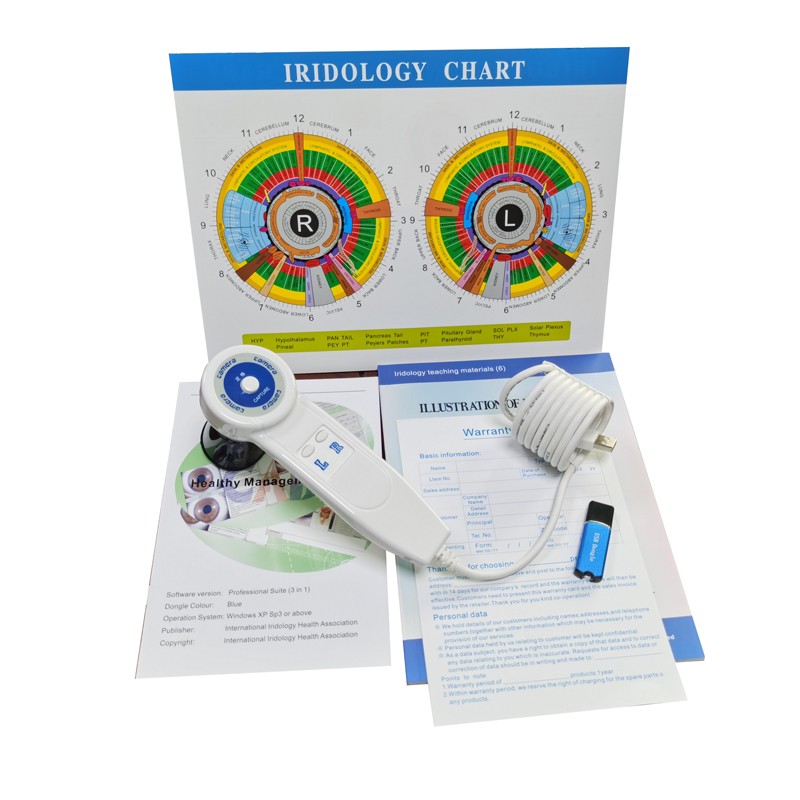 Analyzer Camera HD Iriscope Eye Camera with Analysis Software for Detailed Eye