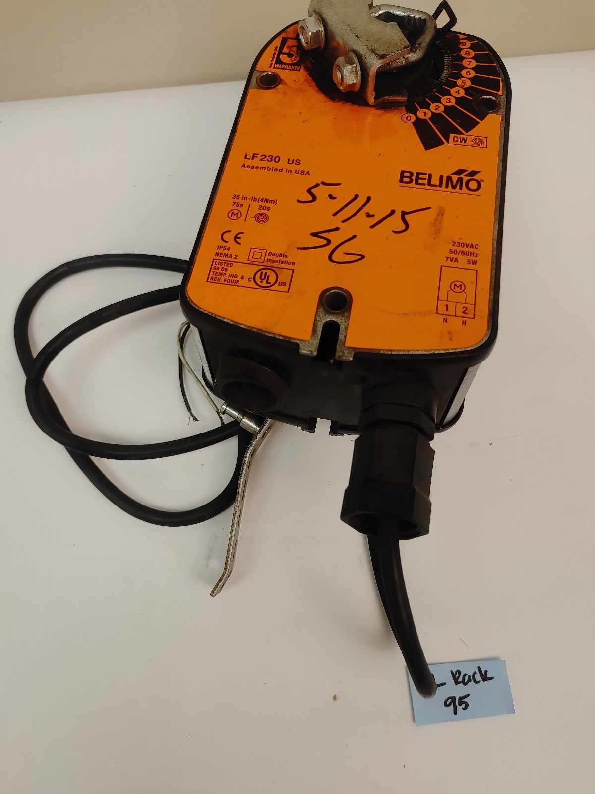 Belimo Rotary Actuator LF230 Fail-safe 230V,