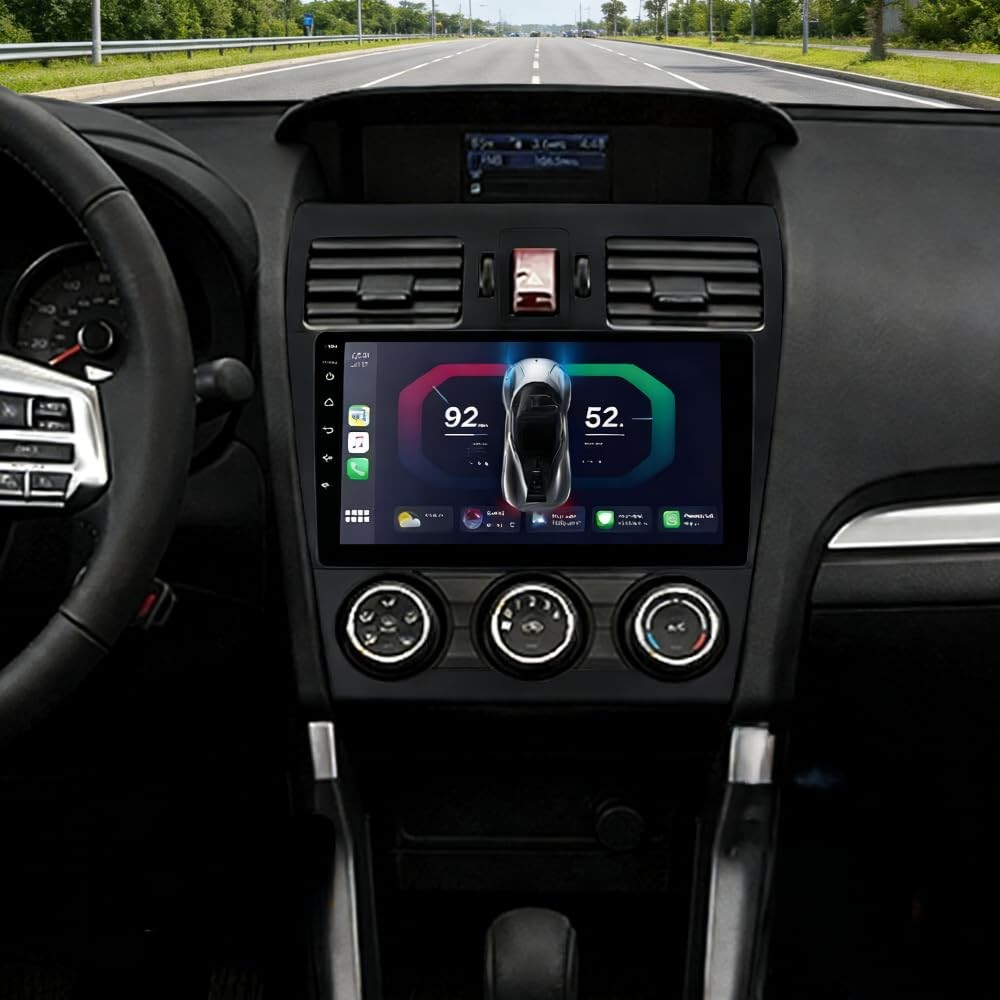 9 Car Stereo Android 15 for Subaru Forester WRX Impreza 13-15 Wireless CarPlay 2