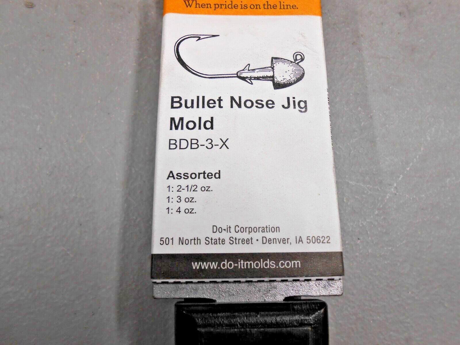 3310 Do-It Bullet Nose Jig Mold  2-1/2, 3, 4 oz