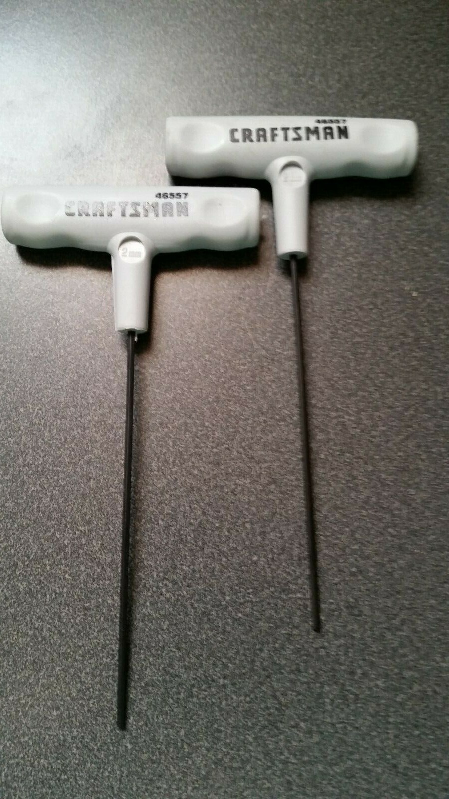 NOS Two pack Craftsman T-Handles, 2mm  46557, free shipping!
