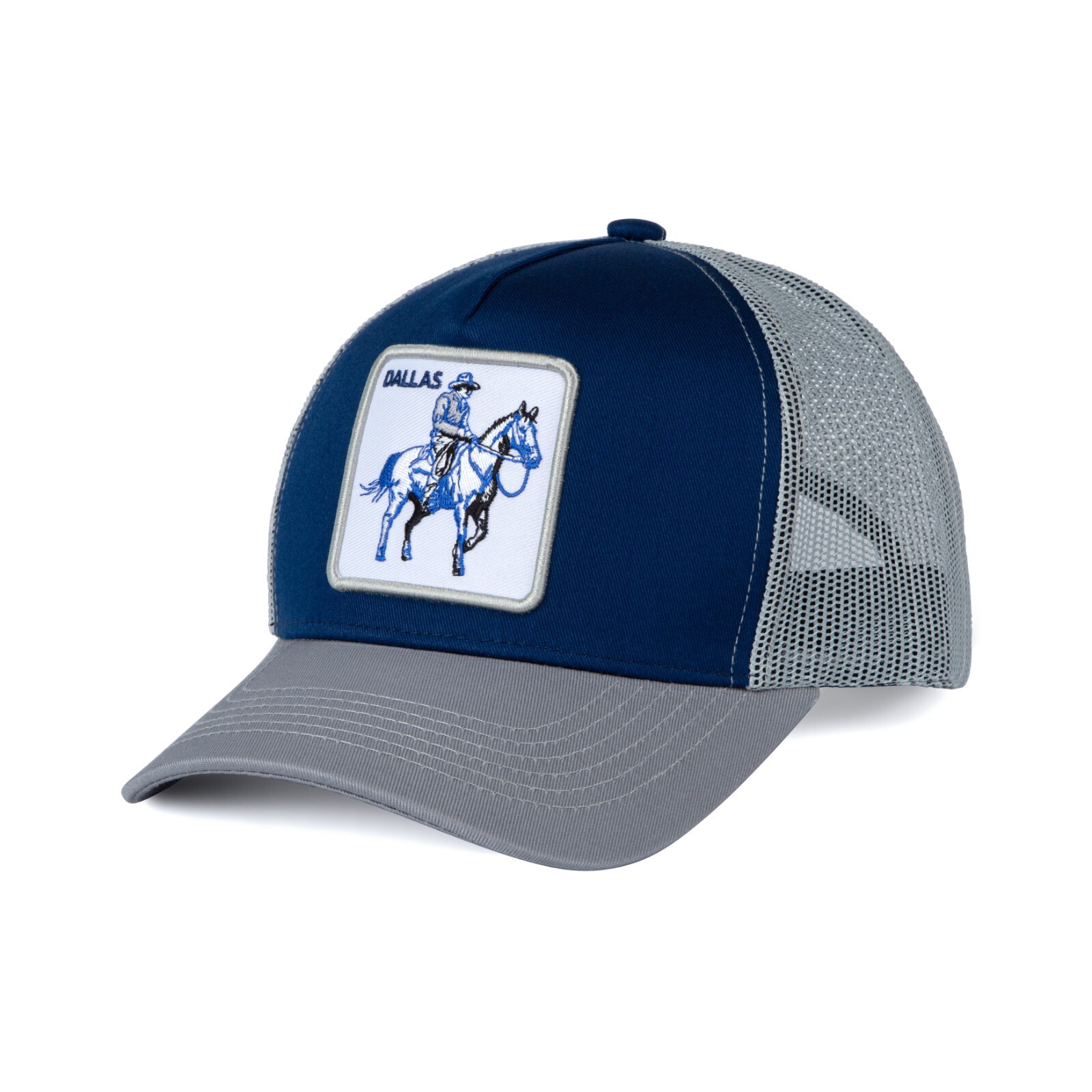 Dallas Cowboys Blue & Grey Adjustable Snapback Trucker Baseball Cap Hat