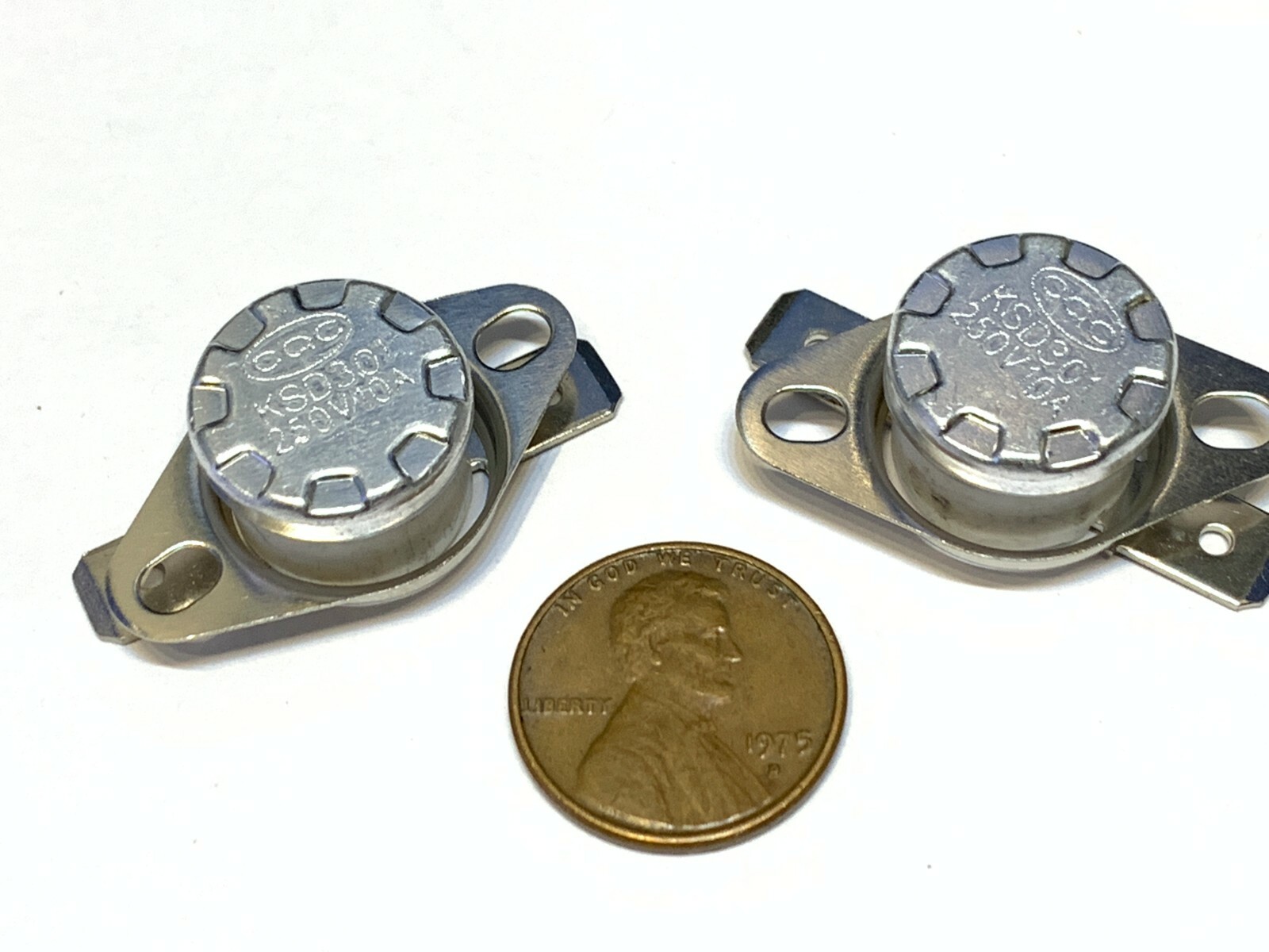 2 Pieces N/C 290ºC 554ºF normally closed Thermal NC Thermostat switch KSD301 A21