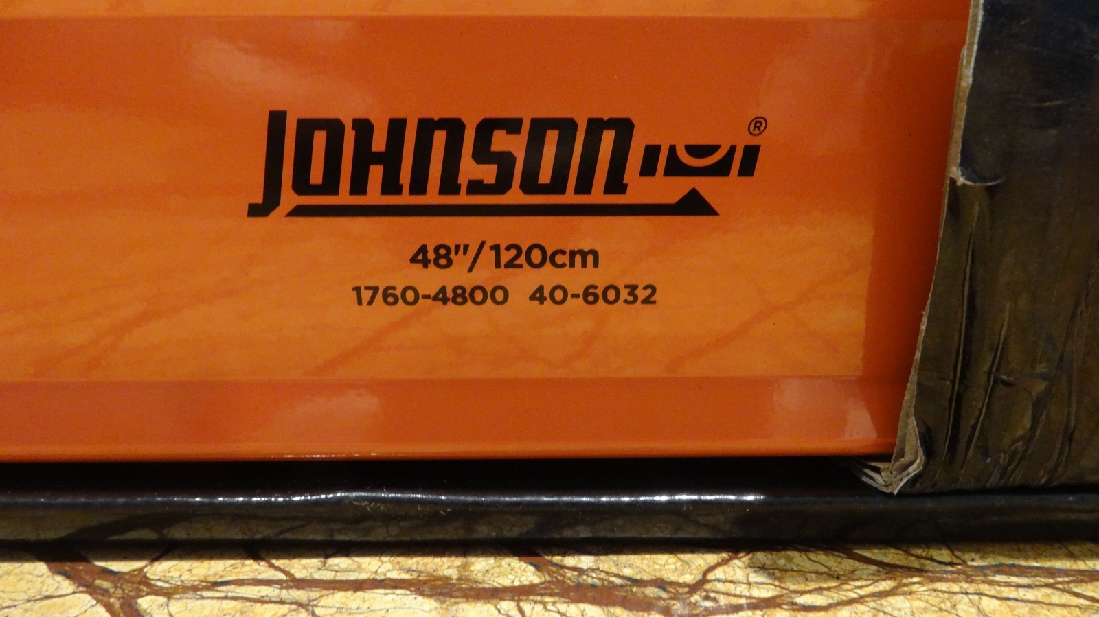 Johnson Level & Tool 1760-4800 Digital Box Level 48" Orange 1 Level Please Read