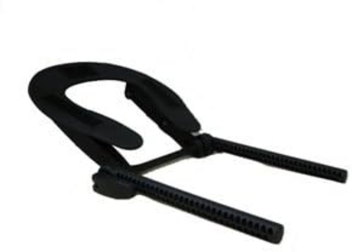 Durable Black Headrest for Massage Tables - Adjustable Design for Comfort