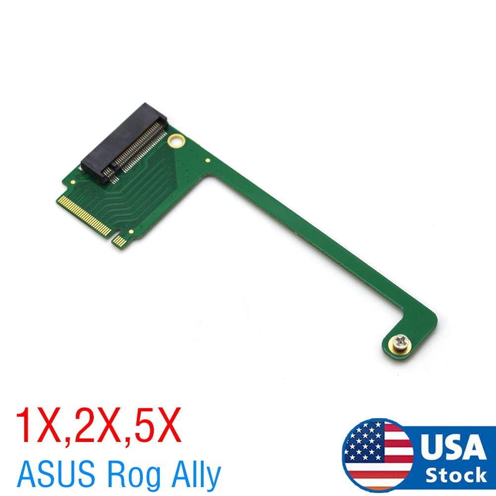 SSD Adapter 90 Degrees M2 Transfer Board Transfercard PCIe 4.0 For ASUS Rog Ally
