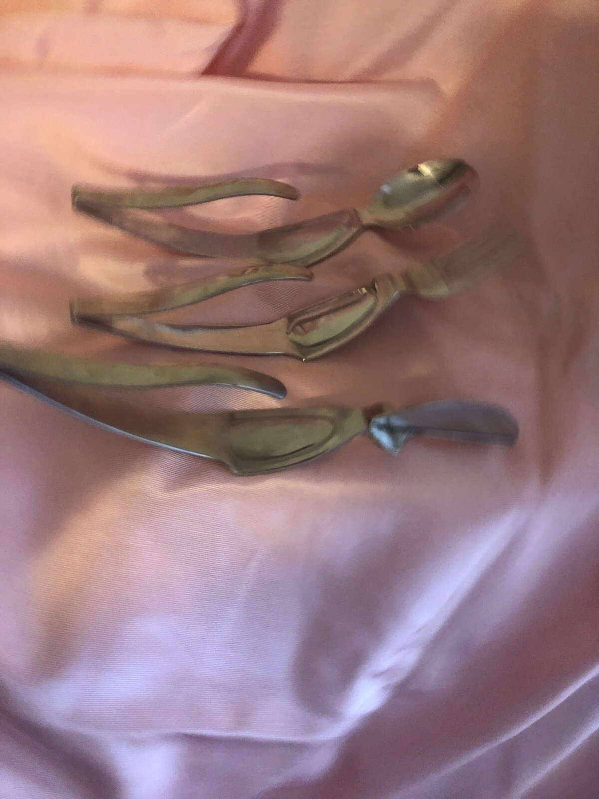 Curvware Knife Fork Spoon Silverware 18/10 Stainless Italy
