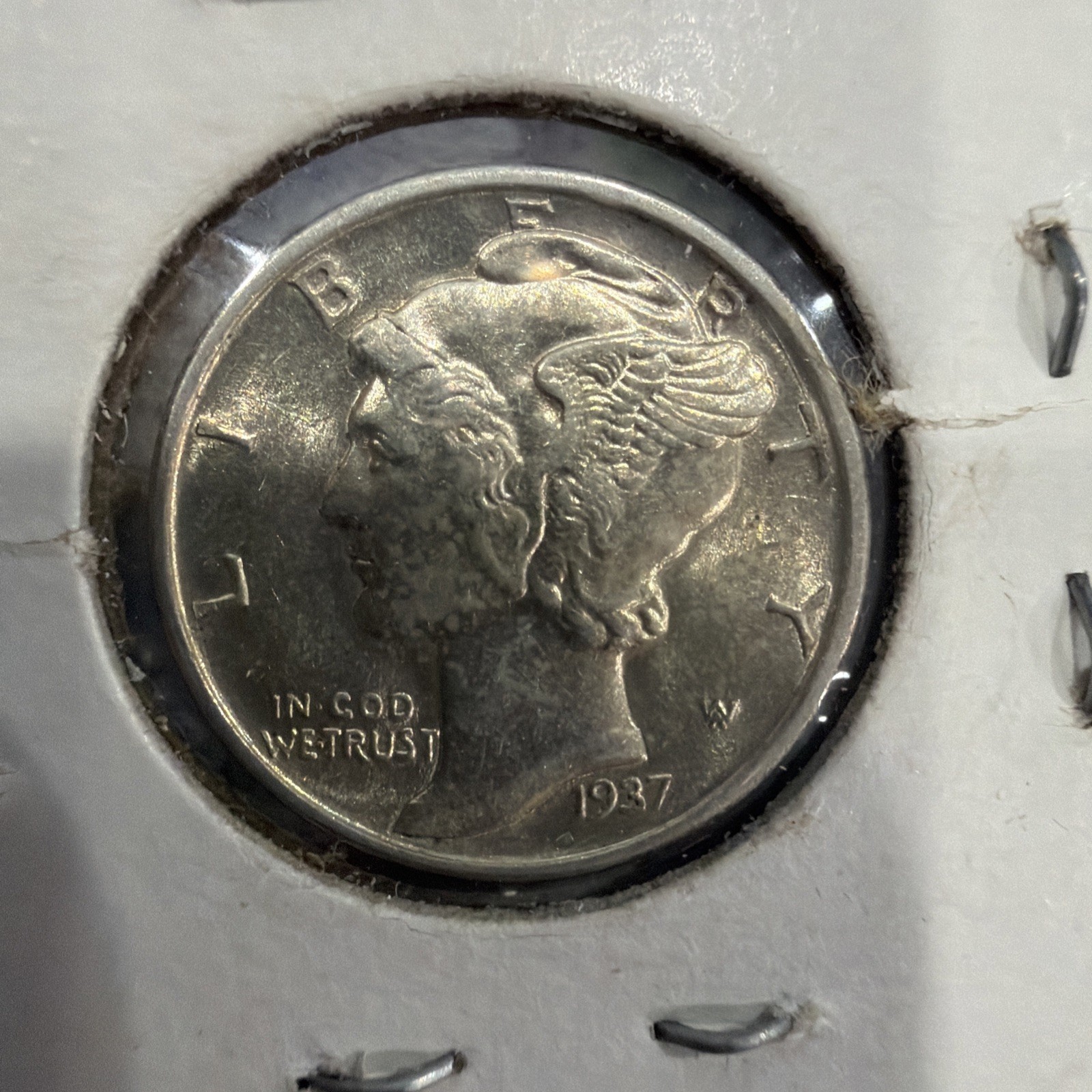1937 Mercury Dime AU-Unc