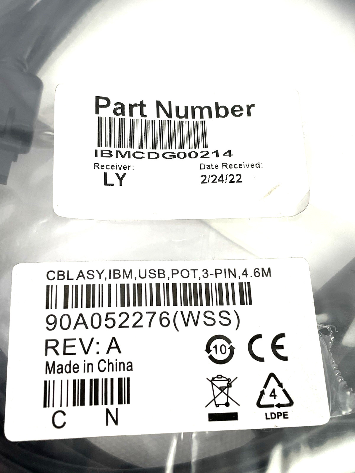 Datalogic IBMCDG00214 Cable Assembly