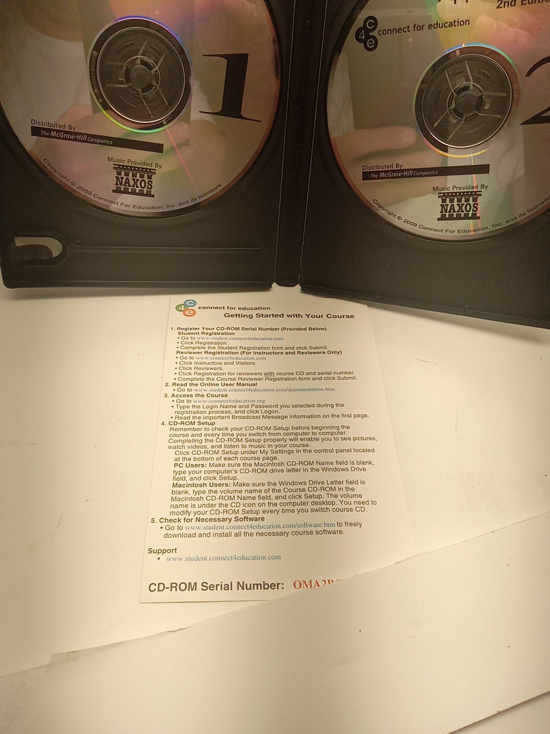 OnMusic Appeciation - 2nd Edition (PC CD Rom, 2009)
