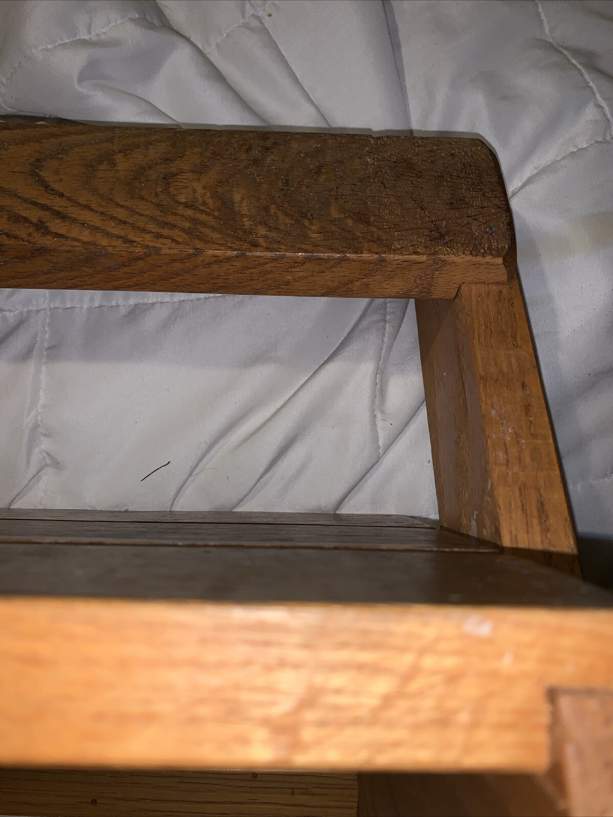 Foot Stool Bathroom Kitchen Step Stool Seat Bench Childrens Vintage.