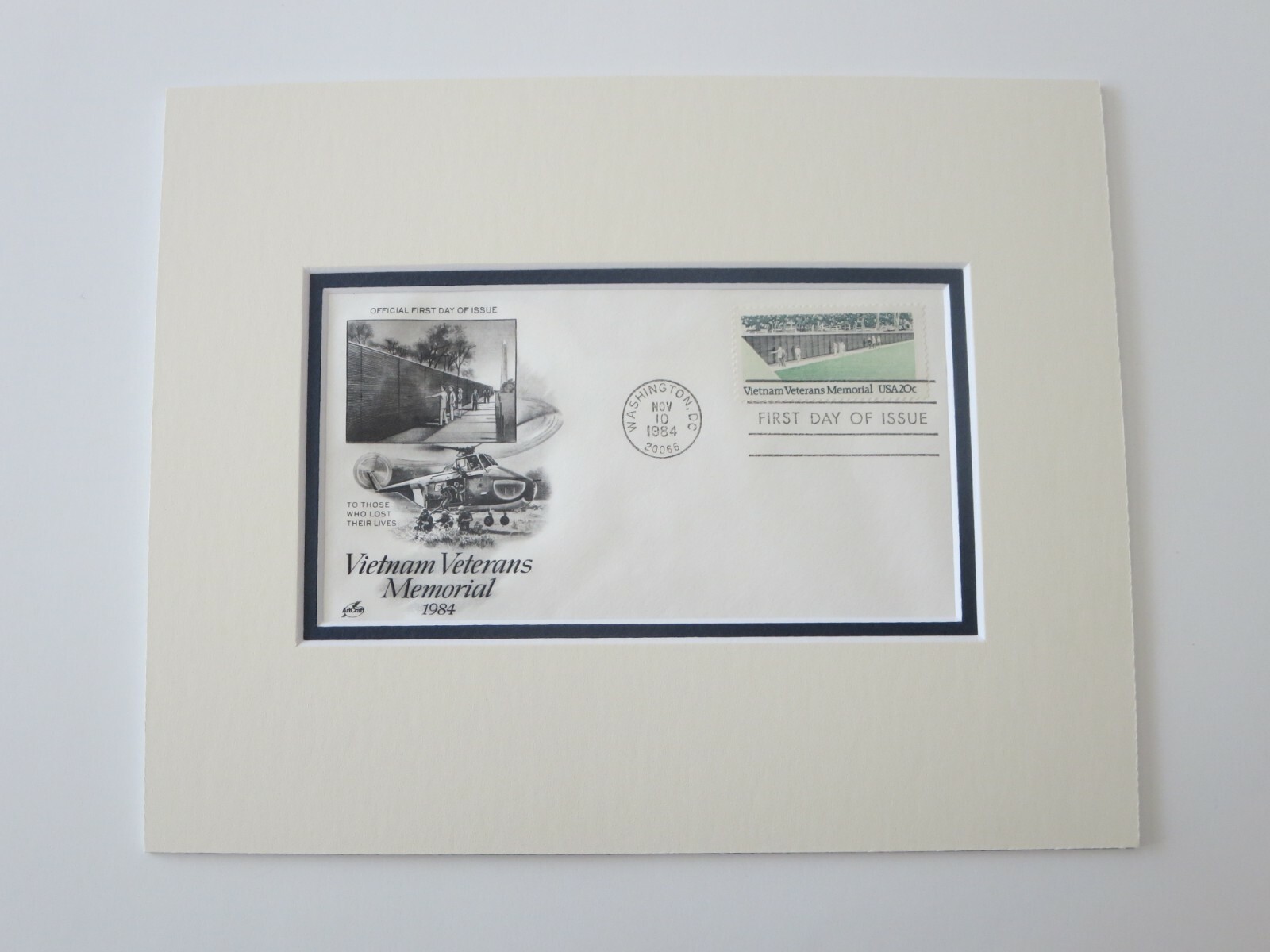 Honoring the Vietnam Veterans Memorial & the First Day Cover of its own stamp