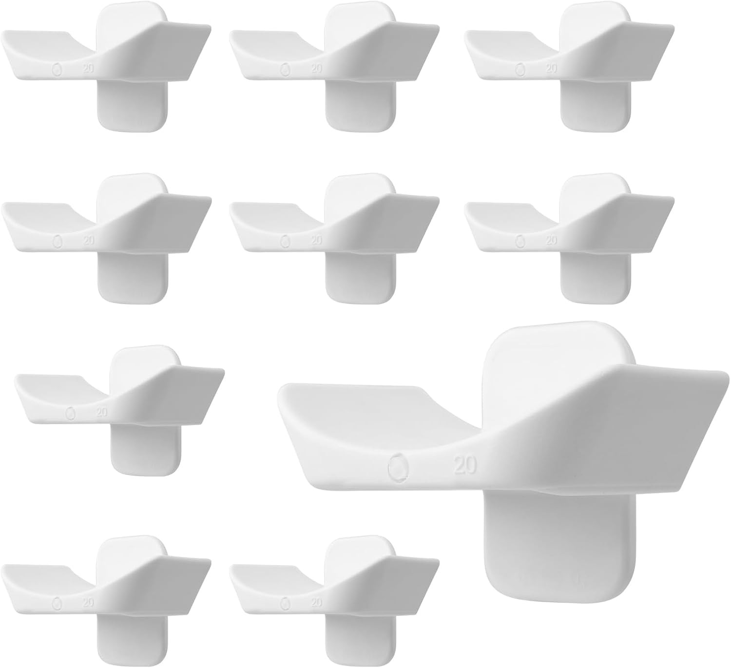 10Pcs Pinless Jump Cups Horse Competition Jump Cups 20Mm Horse Jump Cups for Hor