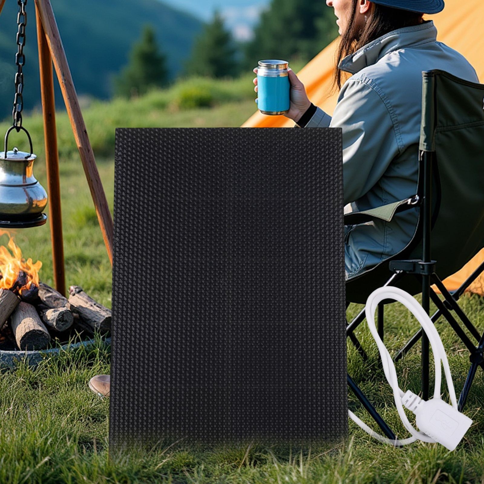 3W Solar Panel for Garden Applications Efficiently Charges 3 7V & 5V Batteries
