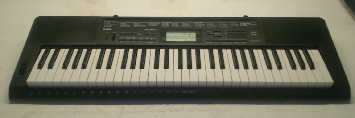 Casio CTK-3500 61-Key Electronic Keyboard w/ Built-In Speakers.