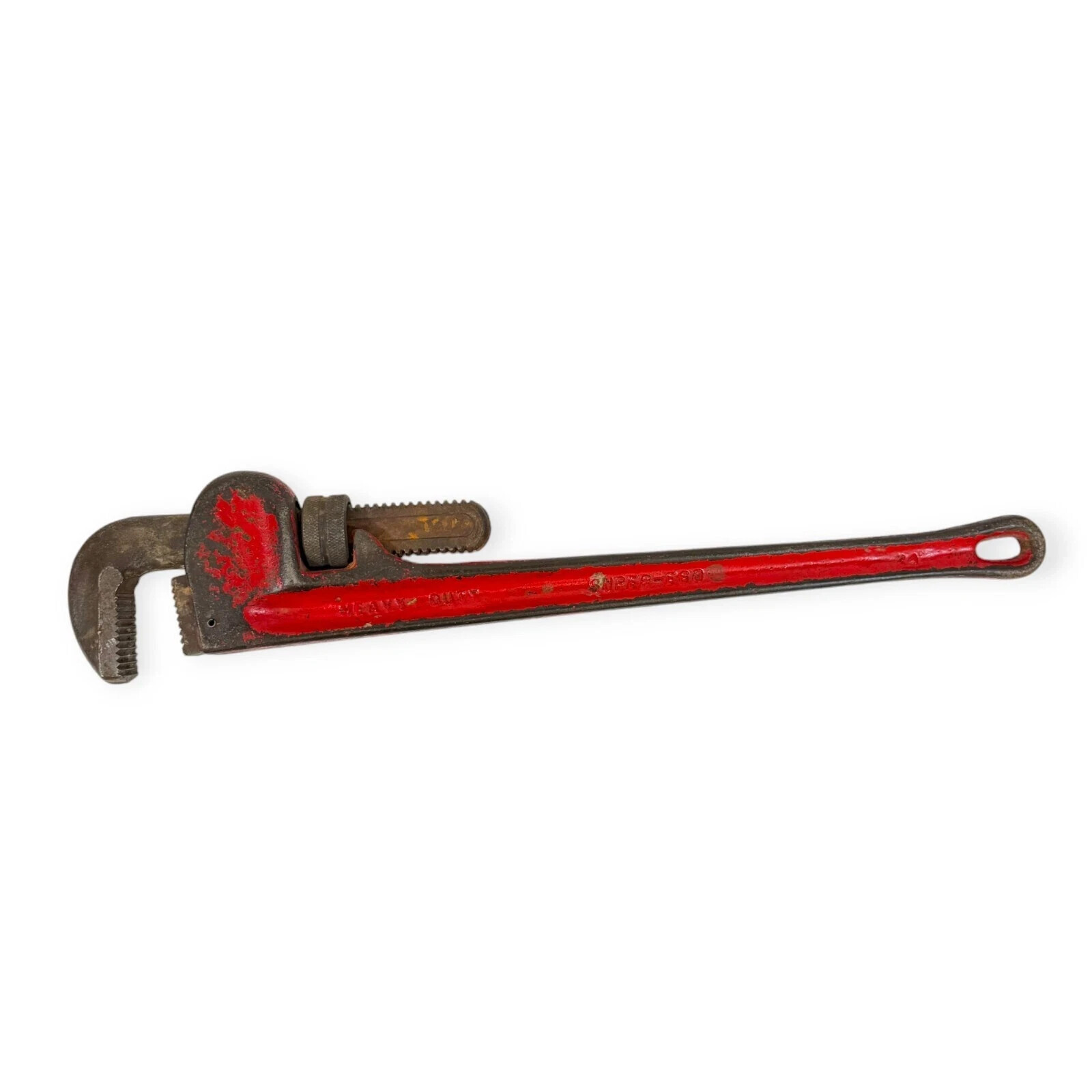 Super Ego 24 in Heavy Duty Industrial Quality Drop Forged Pipe Wrench, Red