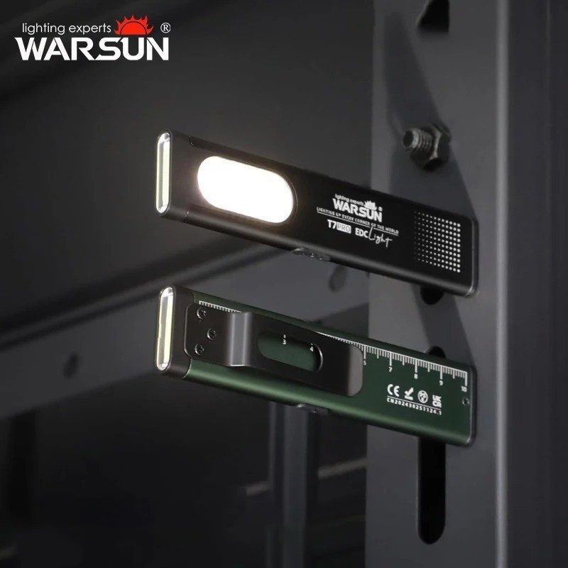 WARSUN T7 LED Flashlight 800LM Rechargeable Magnetic EDC Pocket Torch