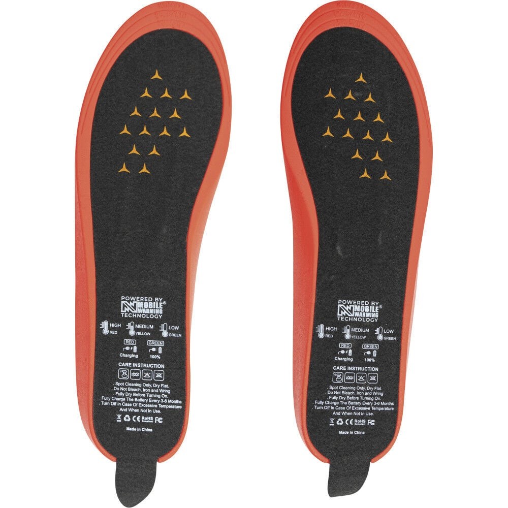 Mobile Warming 3.7V Standard Heated Insoles Medium Black