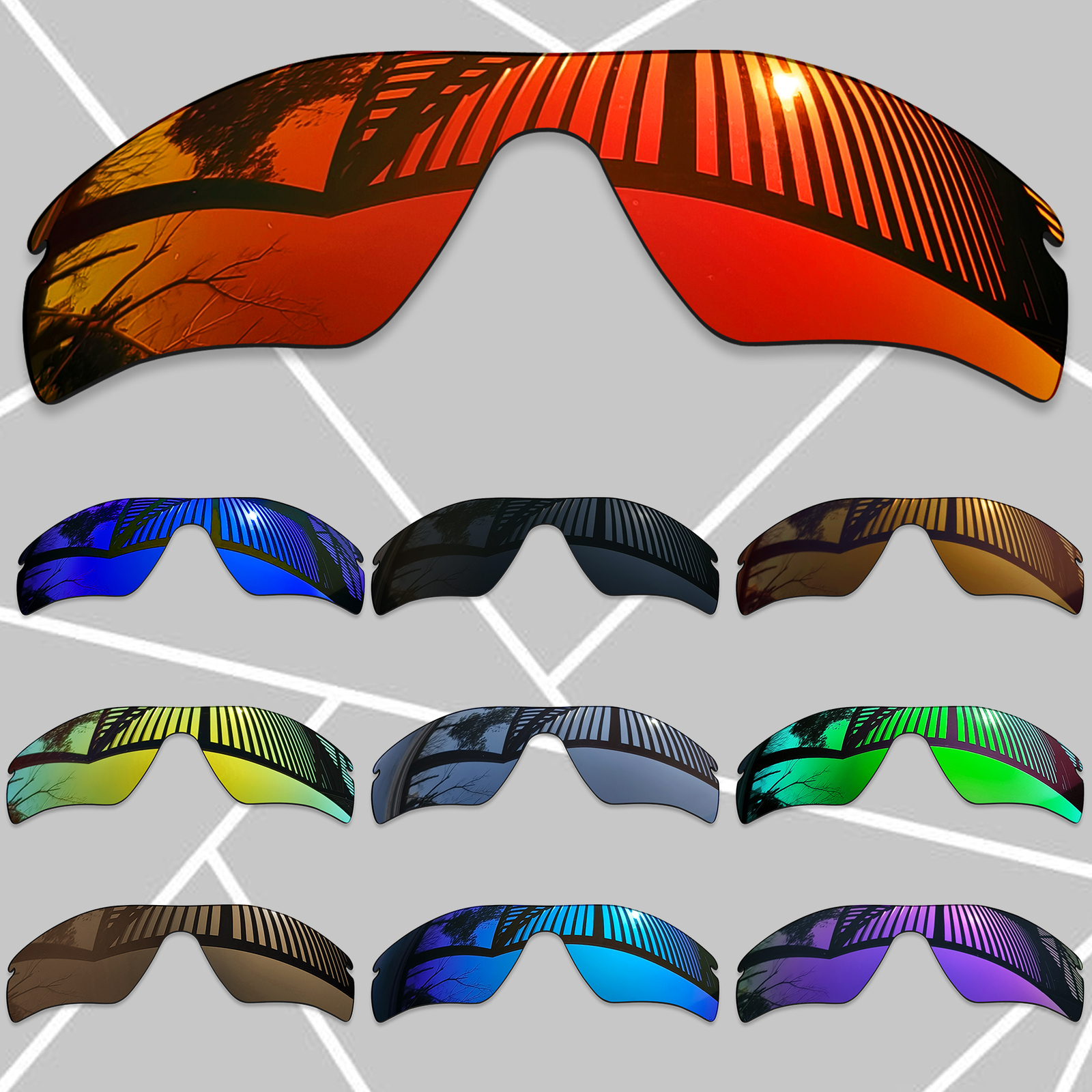 TRUE POLARIZED Replacement Lenses for-Oakley RadarLock Path OO9206 Multi-Option