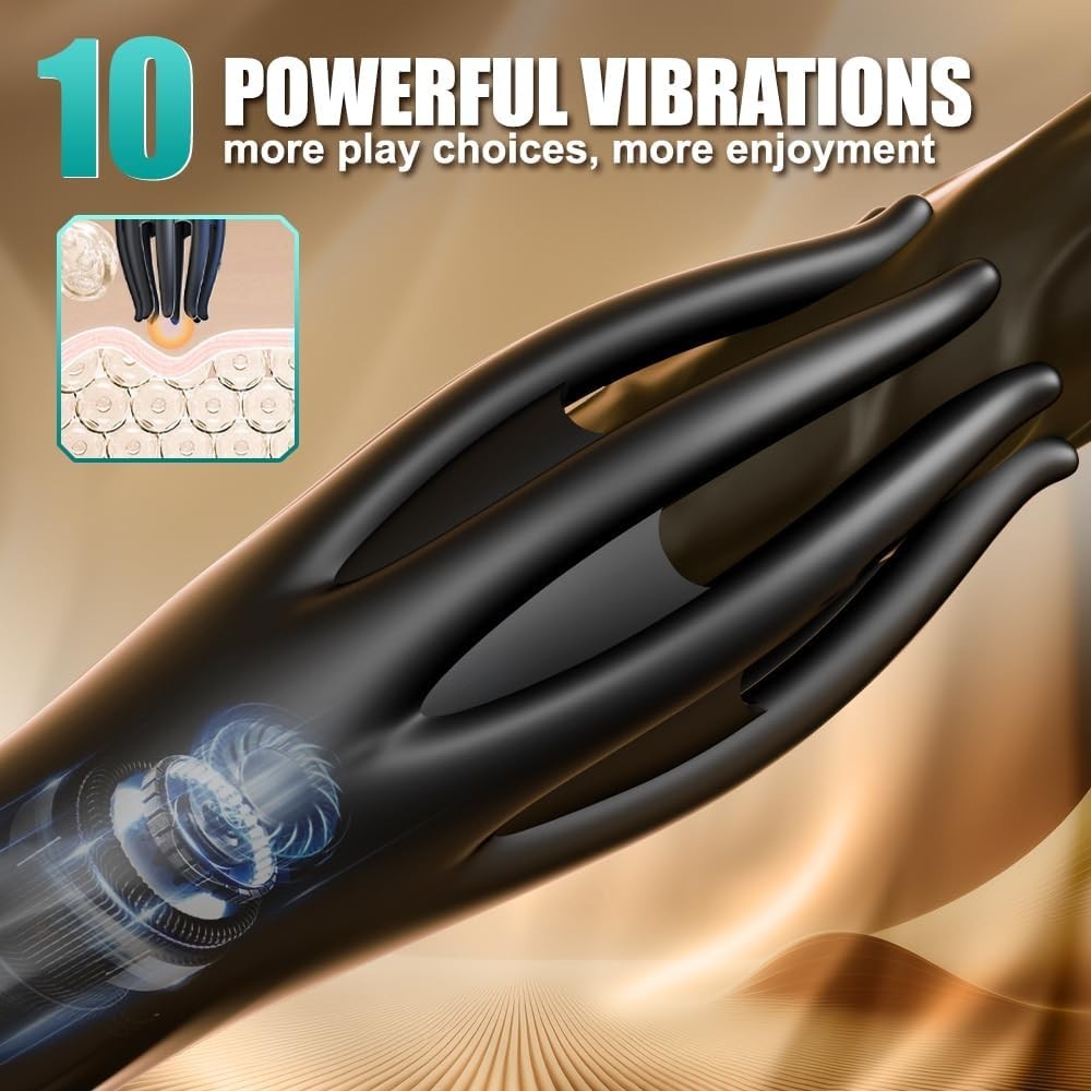 Automatic Male Massager with 7 Modes: Vibration / Suction / Rotation / Thrusting